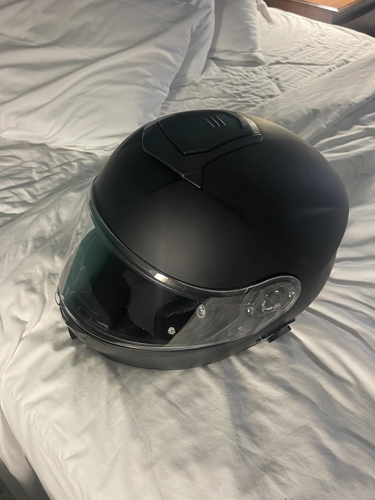 ILM Adult Motorcycle Helmet Dual Visor Modular Full Face Helmet WS206 customer photo 2