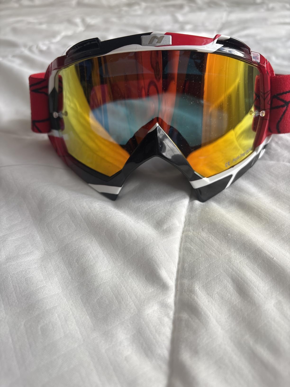 Dirt Bike Goggles Adult Motocross Dirtbike 4 Wheeler MX ATV Off Road Goggles Glasses Anti Fog Lens for Men Women customer photo 1