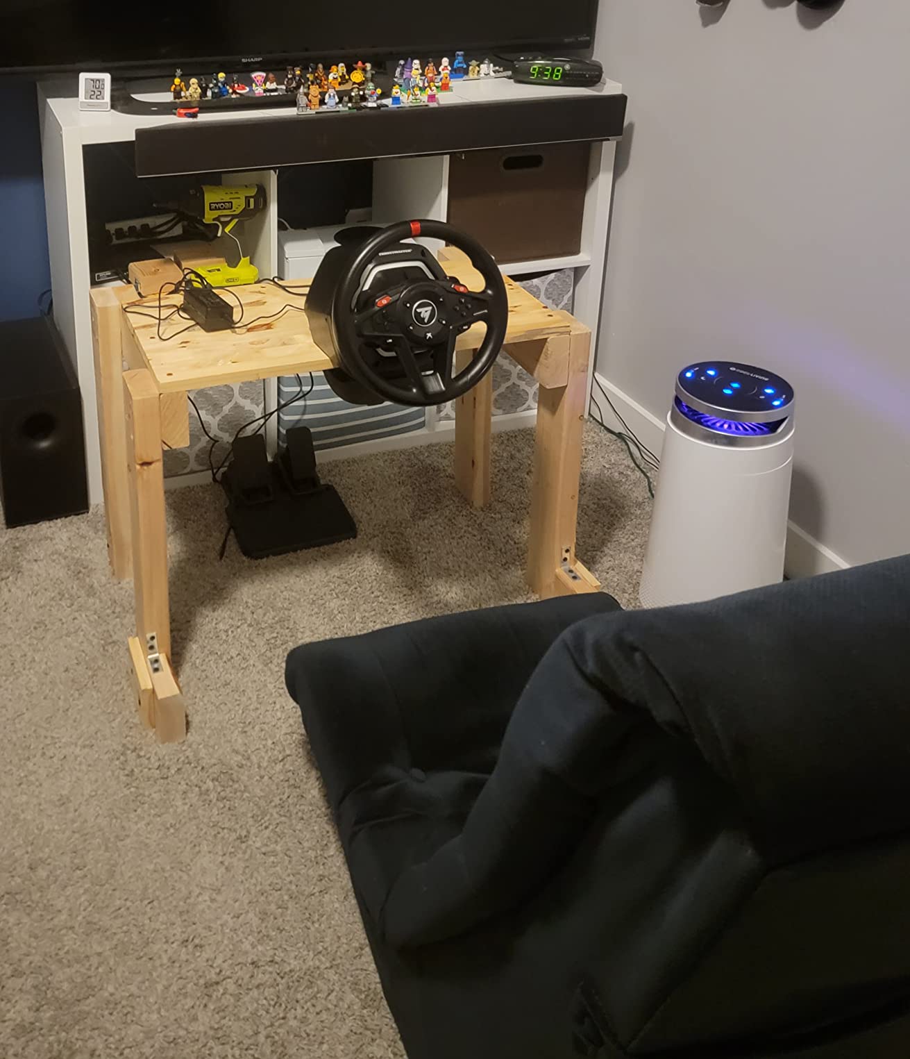 Thrustmaster T128 P Force Feedback Racing Wheel & Pedal Set - PS5 & PC | For entry-level Simracing, Officially licensed by PlayStation, Mag-Shift paddle shifters customer photo 1