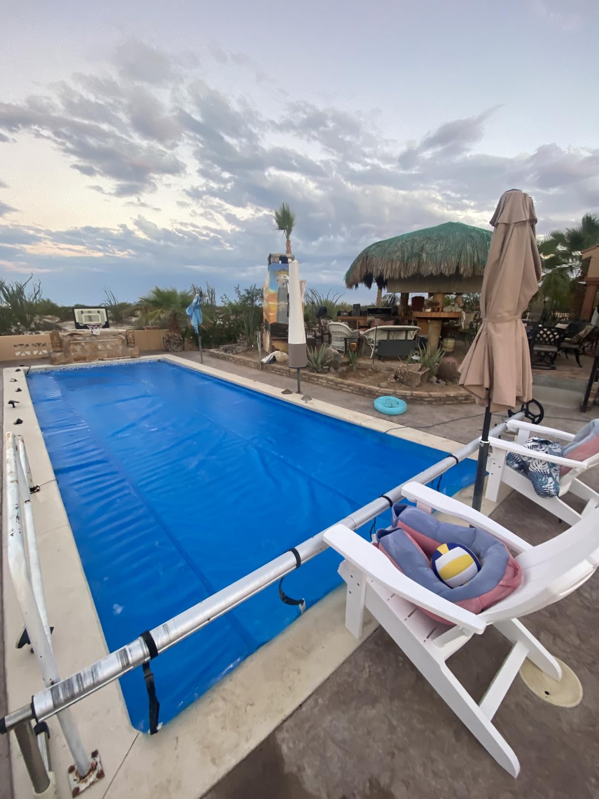 BigXwell Heavy-Duty Solar Pool Cover 12ft Round - 16Mil Blue | Round for Above Ground Pools & Hot Tubs, Heat-Retaining, Cuts Evaporation 95%, Blocks Debris, Easy On & Off customer photo 1