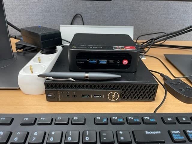 SER5 Mini PC, AMD Ryzen 5 5500U 16GB DDR4+480GB NVMe M.2 SSD | W11 Pro+2.5G LAN+WiFi 6+BT5.2, DP+HDMI+Type-C Triple Display 4K Output, AMD Radeon Graphics 7-cores 1800 MHz Mini Computer customer photo 1