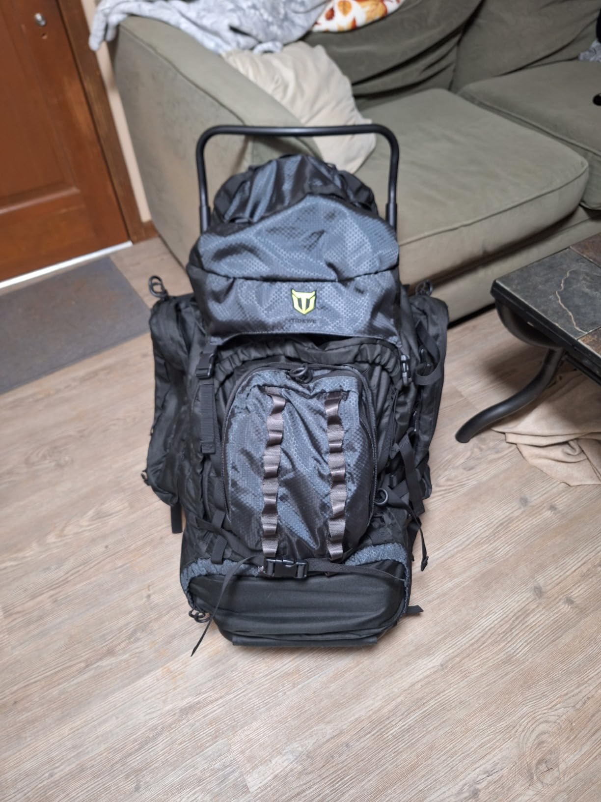 TIDEWE Hunting Backpack for Men, 90L External Frame Pack for Deer Hunting | 90L Capacity, 3-5 Day Hunting Pack, Heavy Load Support, Bow & Rifle Carry, Next G2 Camo, Multi-Pocket Storage, Rain Cover customer photo 2