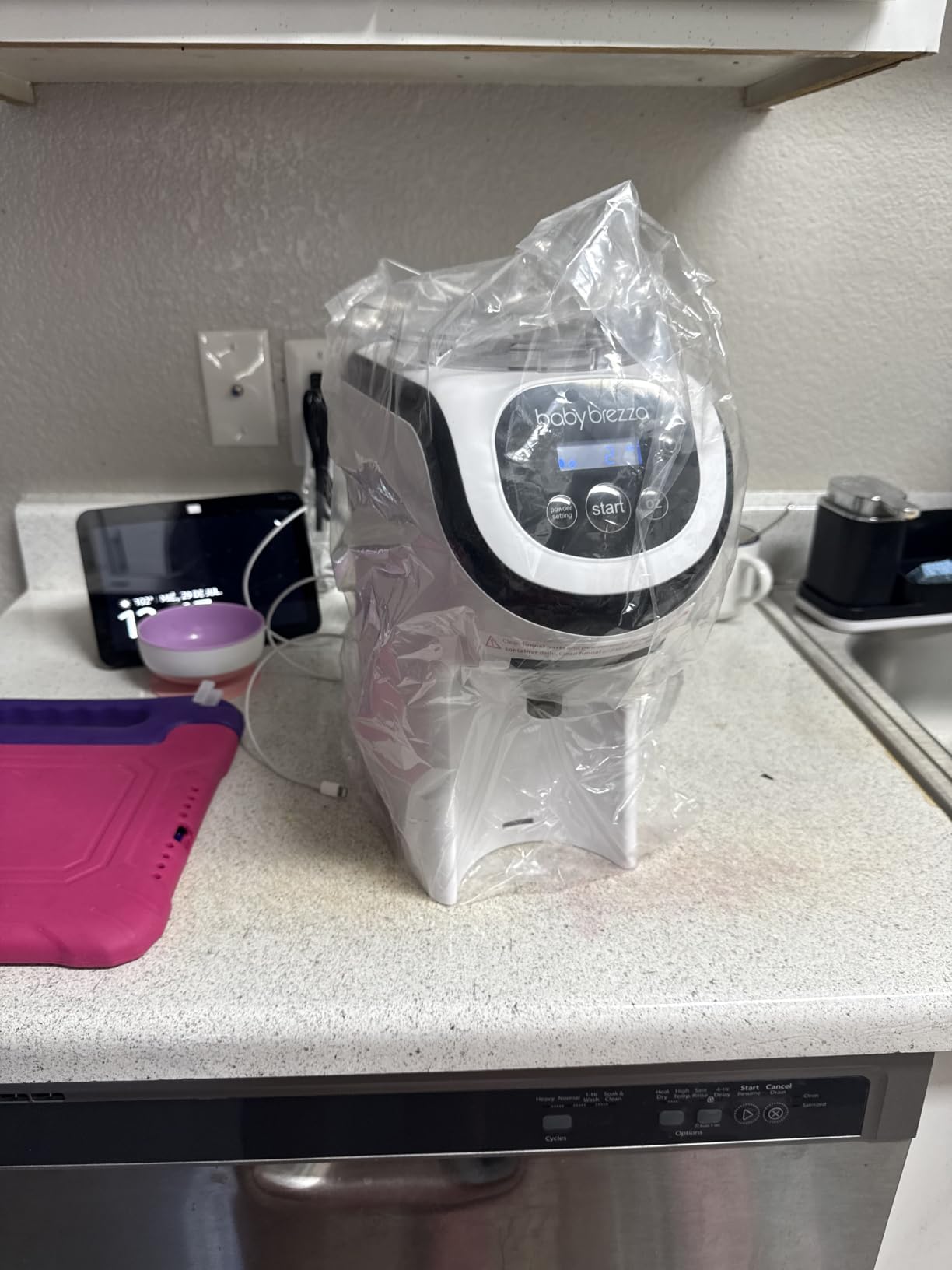 Baby Brezza Formula Pro Mini Baby Formula Mixer Machine Fits Small Spaces and is Portable for Travel- Bottle Makers Makes The Perfect Bottle for Your Infant On The Go, White customer photo 2