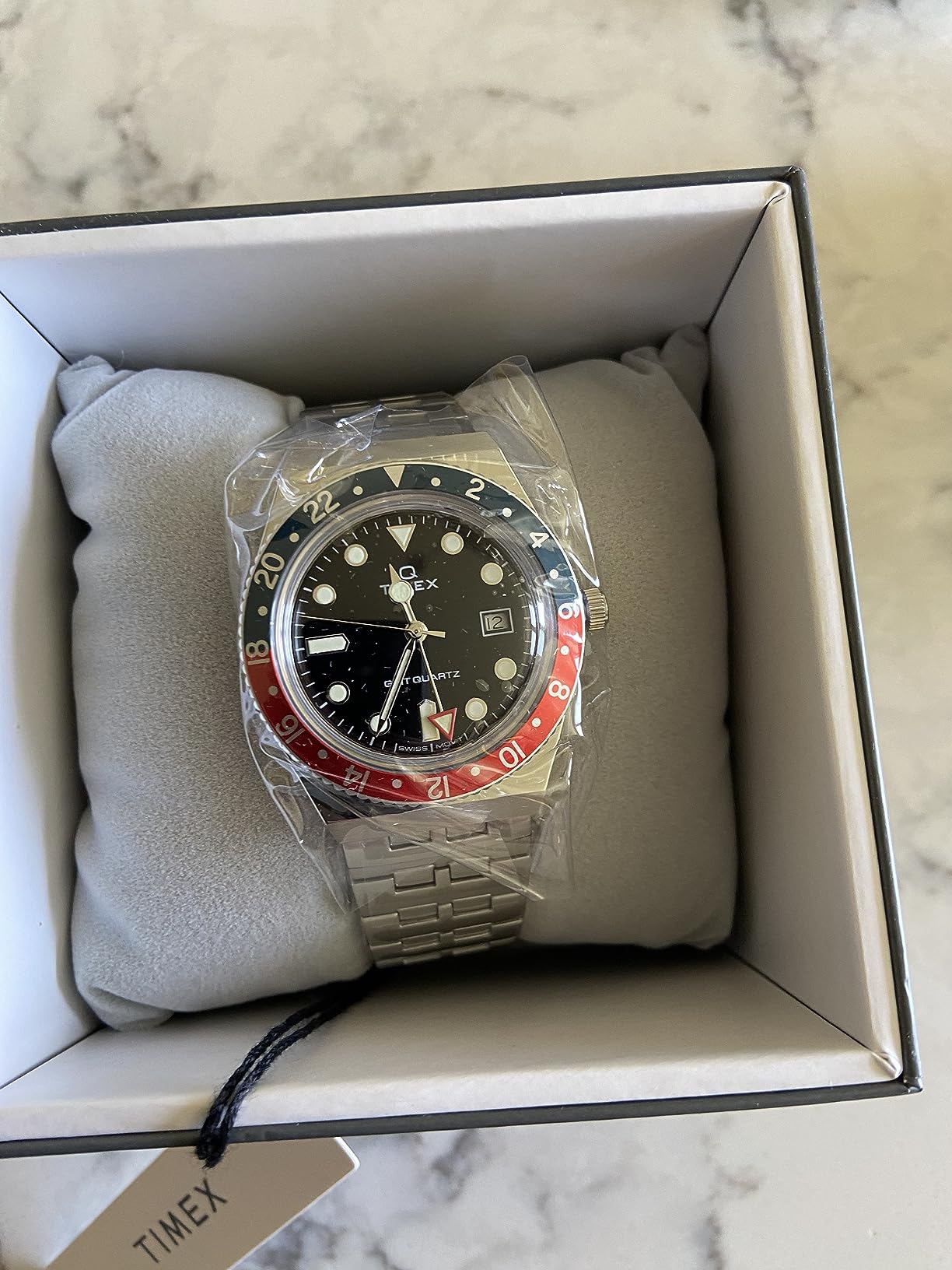 Timex Men's Q GMT 38mm Watch customer photo 1