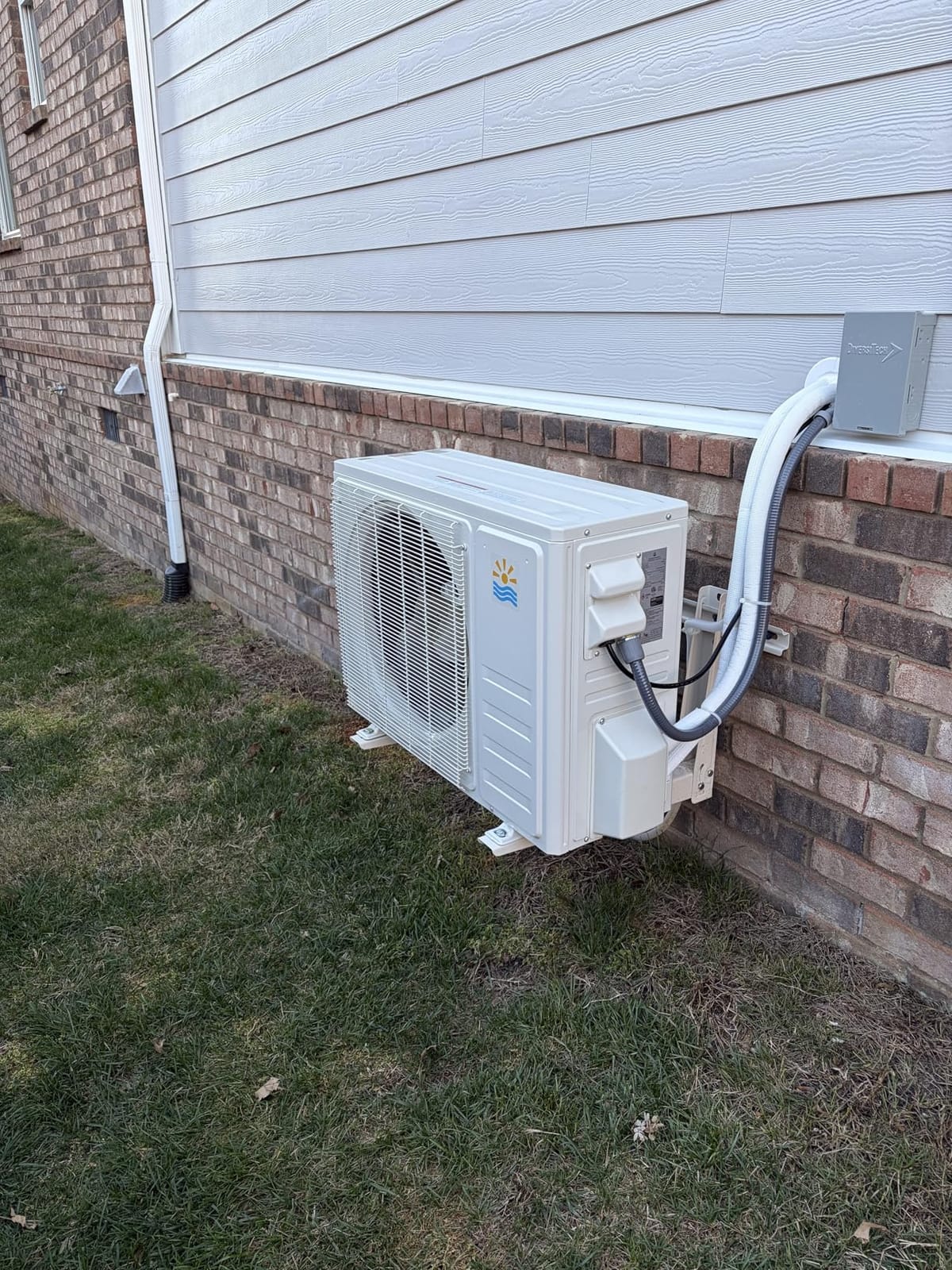 Mini Split Air Conditioner Cover for Outdoor Condenser, Outside AC Units | 35.8 x 14.1 x 27.1