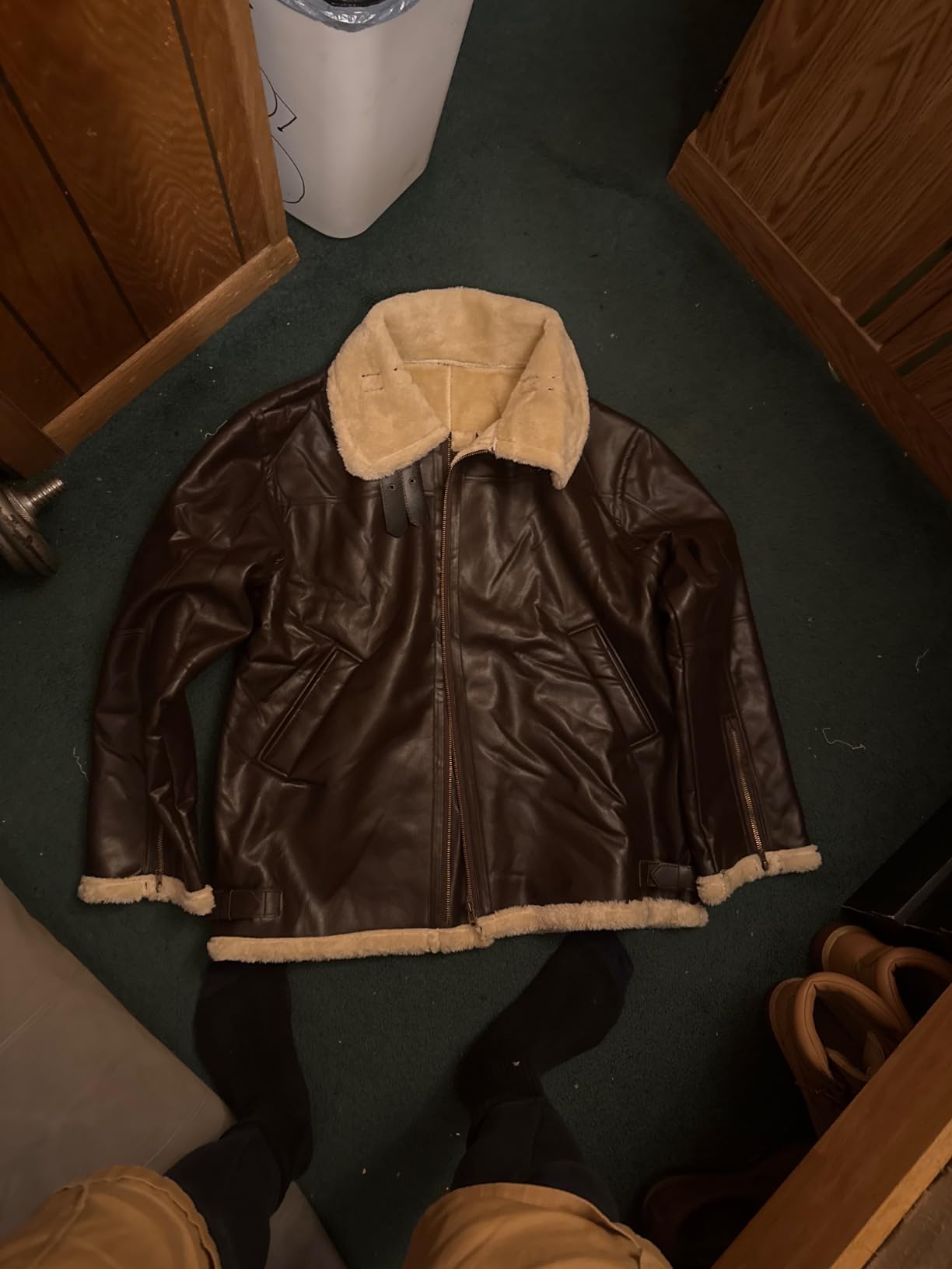 Levi's Men's Faux Shearling Rancher Aviator Jacket customer photo 1