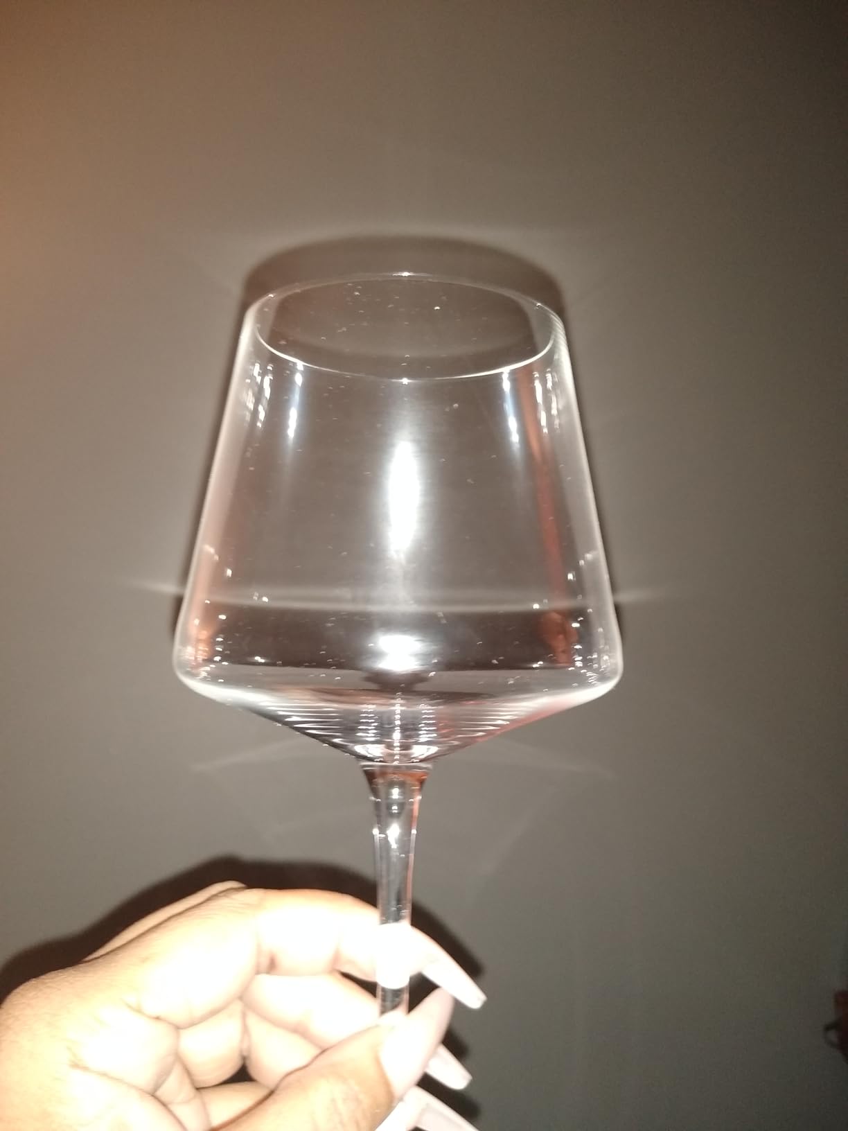 Physkoa Wine Glasses Set 6-18oz-LeadFree Wine Glass with Long Stem, Clear Stemmed Wine Glasses HandBlown Glassware Crystal Wine Gifts for Women Birthday Wedding customer photo 1