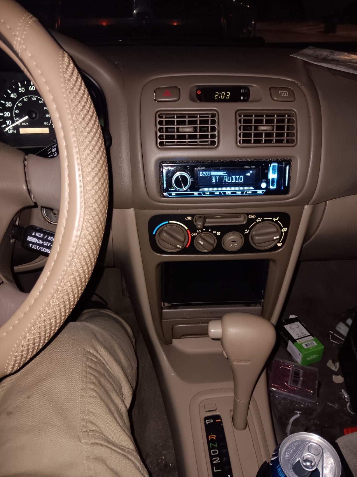 Single Din Car Stereo Receiver: Bluetooth Car Radio System - Marine Audio with LCD Display | FM AM | USB SD AUX MP3 | APP Remote | 2.1A Quick Charge customer photo 2