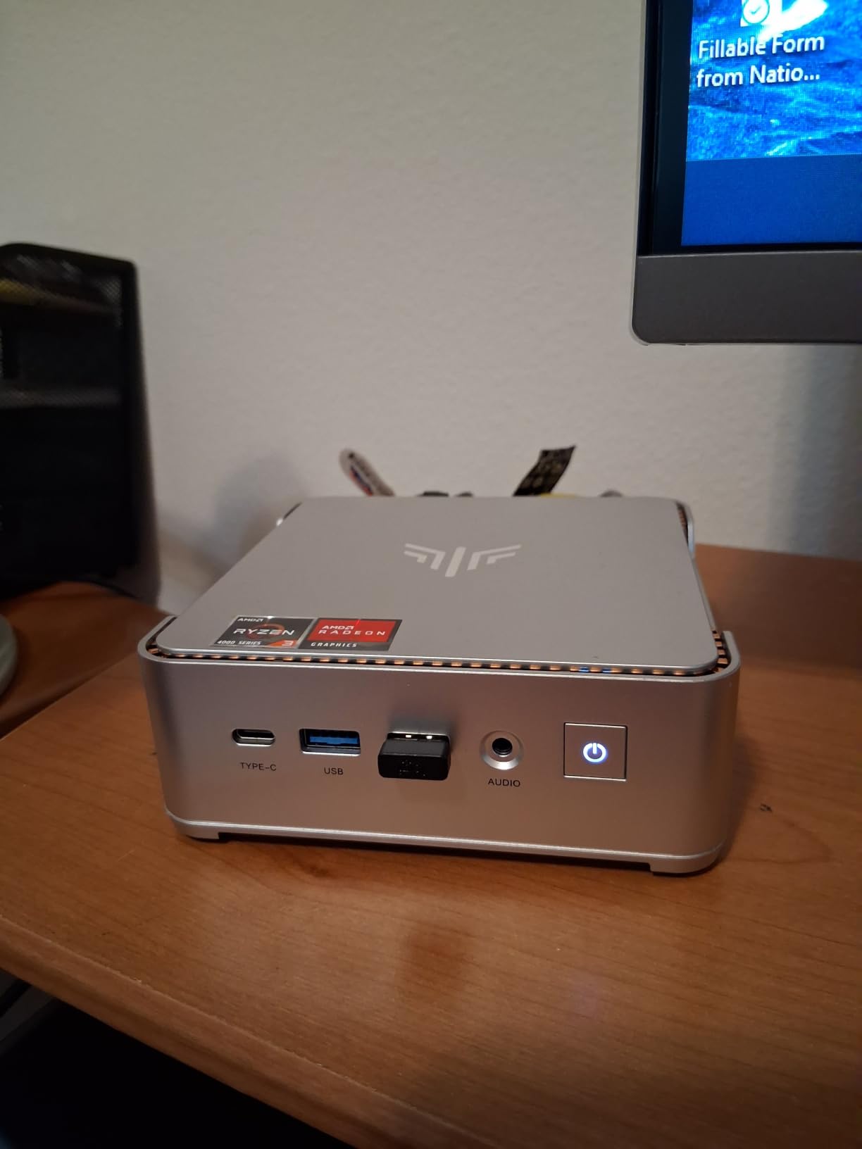 KAMRUI Pinova P2 AMD Ryzen 7330U (Beats R2544/3500U/10110U) Mini PC 16GB RAM 256GB SSD, Up to 4.3GHz, 4C/8T, 8MB L3 Smart Cache Mini Computers, Triple 4K Display for Home/Business Mini Desktop Computers customer photo 1
