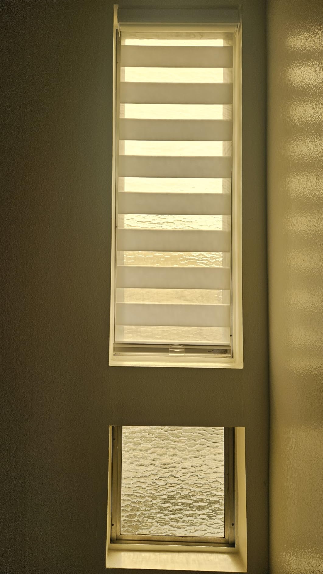 Persilux Cordless Zebra Blinds for Windows Free-Stop Window Blinds (34