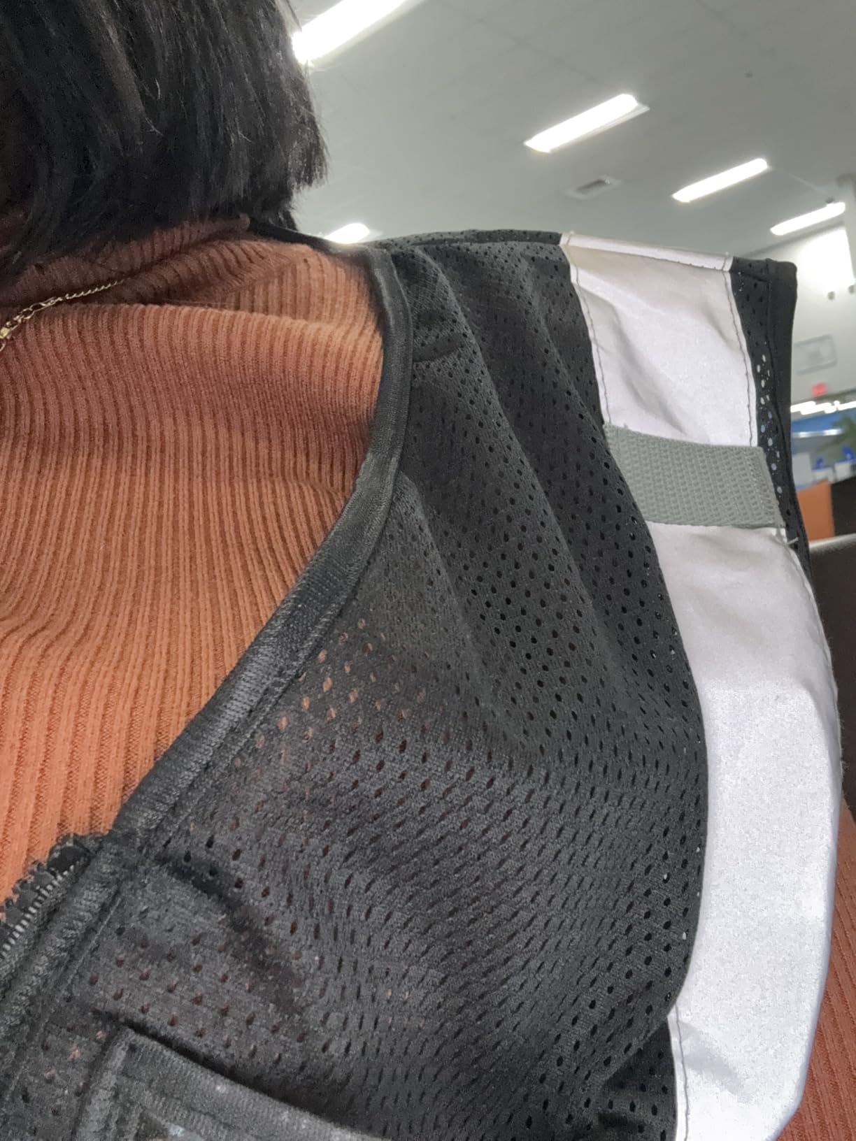 TICONN High Visibility Reflective Safety Vest for Men & Women, ANSI Class 2 | Breathable Polyester Mesh, 360° Reflective Strips, Multi-Function Pockets with ID Storage, Smooth Zipper, Construction & Work customer photo 2