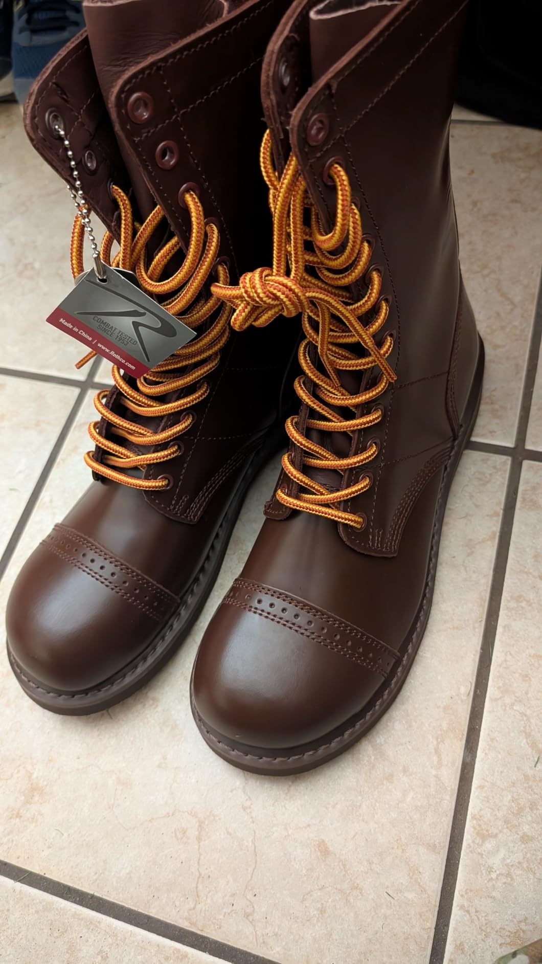 Rothco 10 Inch Leather Jump Boots | Men's Paratrooper Dress Uniform Service Field Duty Boot High Top Footwear customer photo 1