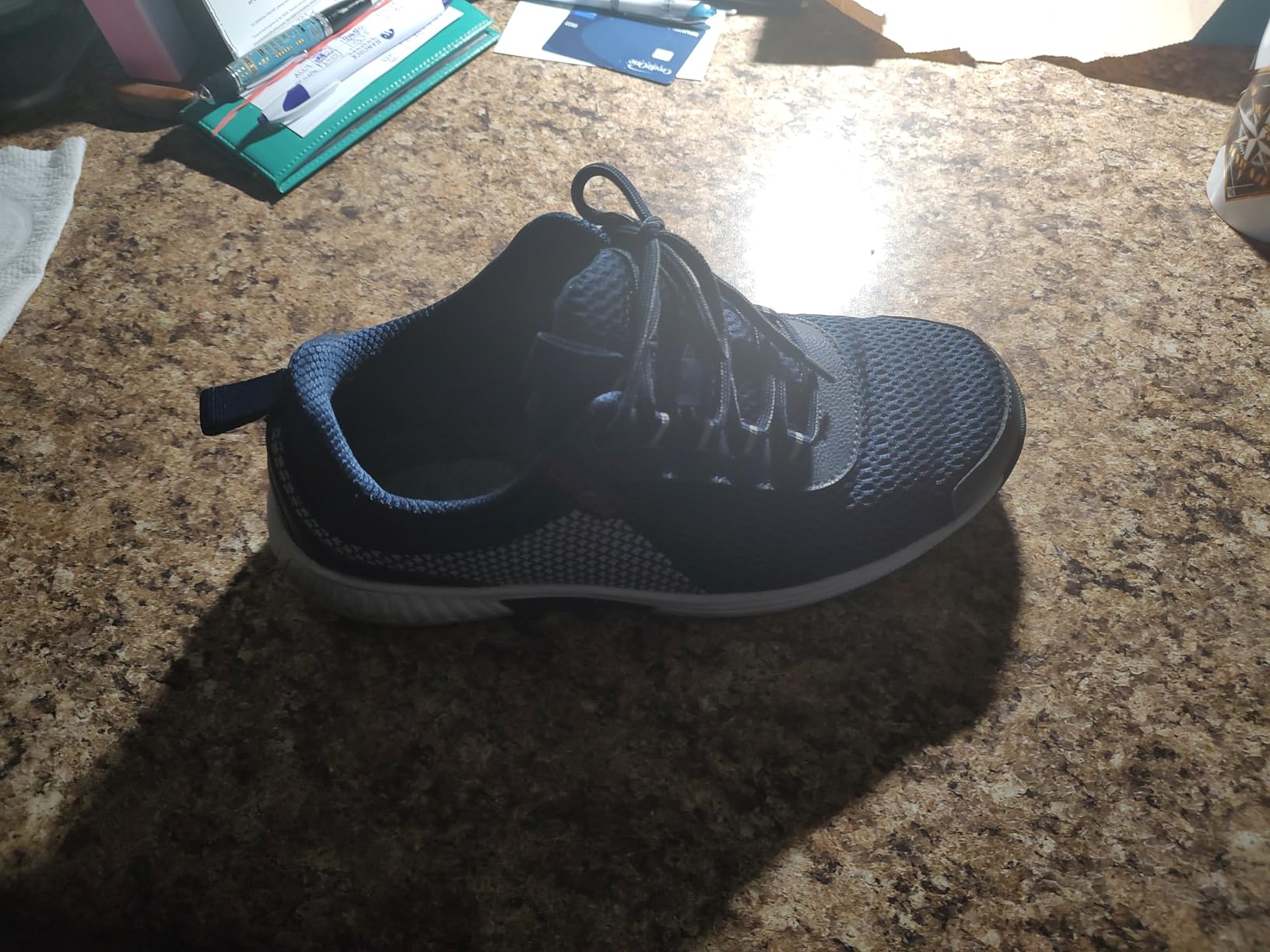 Orthofeet Edgewater Orthopedic Men's Walking Shoes | Stretchable & Breathable Comfort Sneakers with Anatomical Arch Support customer photo 1