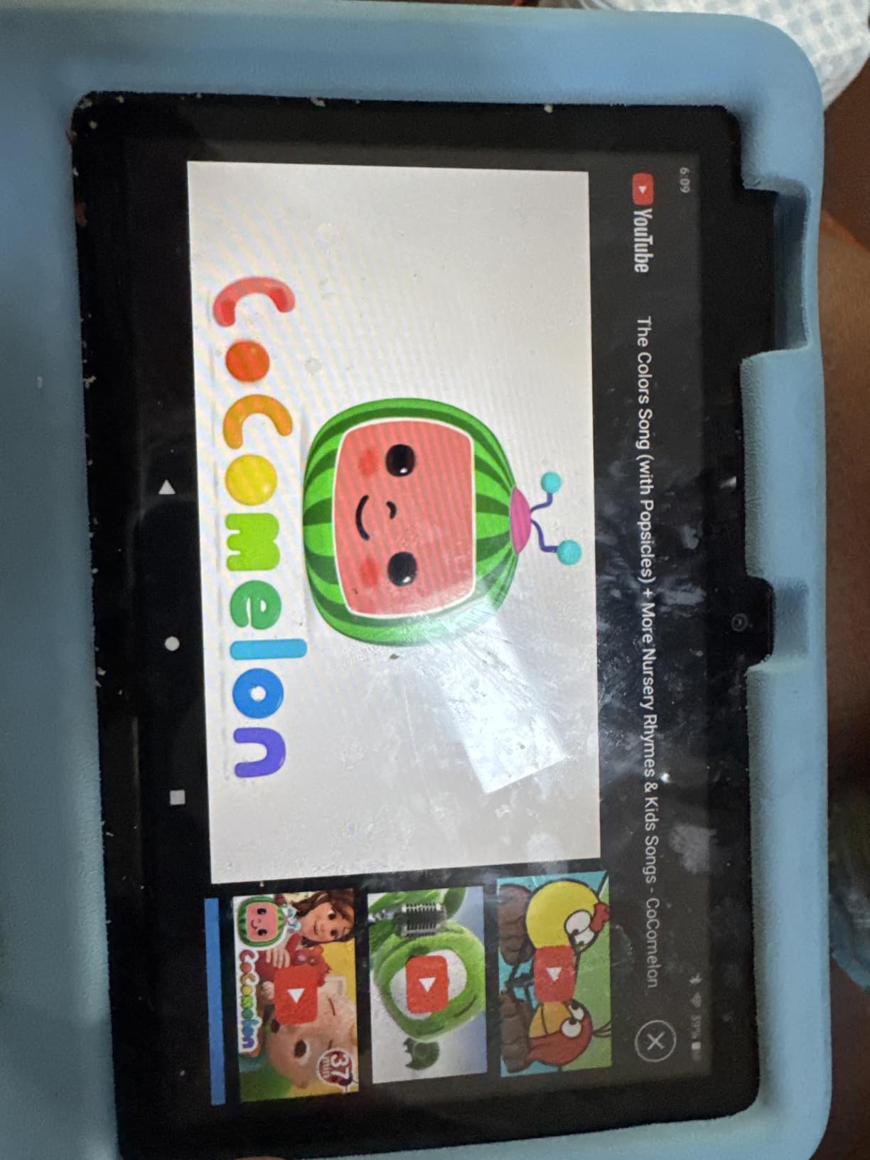 Amazon Fire 7 Kids tablet (newest model) ages 3-7, 16 GB, Purple customer photo 1