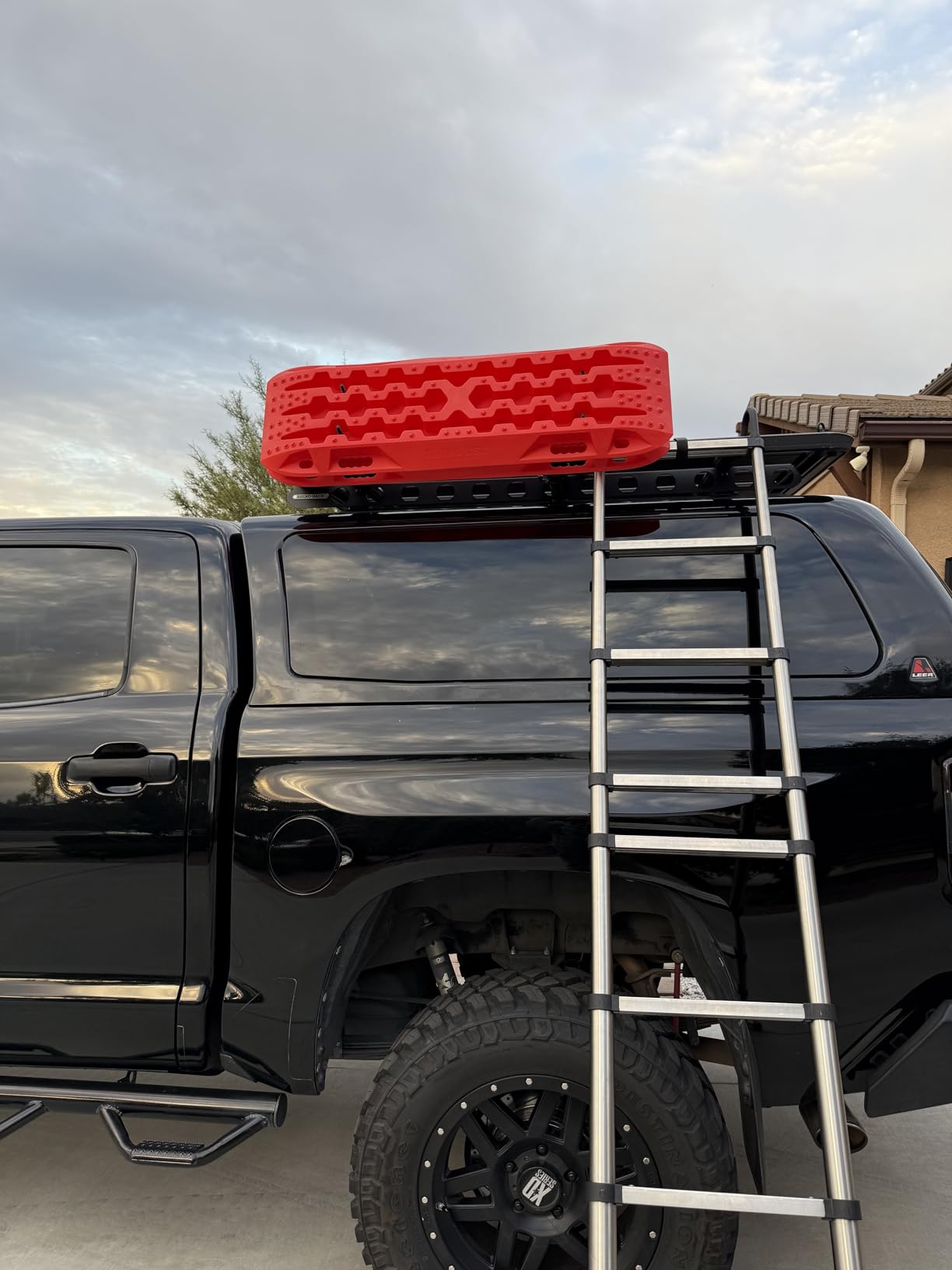 Rhino USA Off-Road Traction Boards (2-Pack) - Sand, Mud & Snow (Red) | Mountable Tire Traction Mats/Recovery Boards for 4x4 Vehicles. Heavy Duty Zipper Bag & Leashes Included customer photo 1