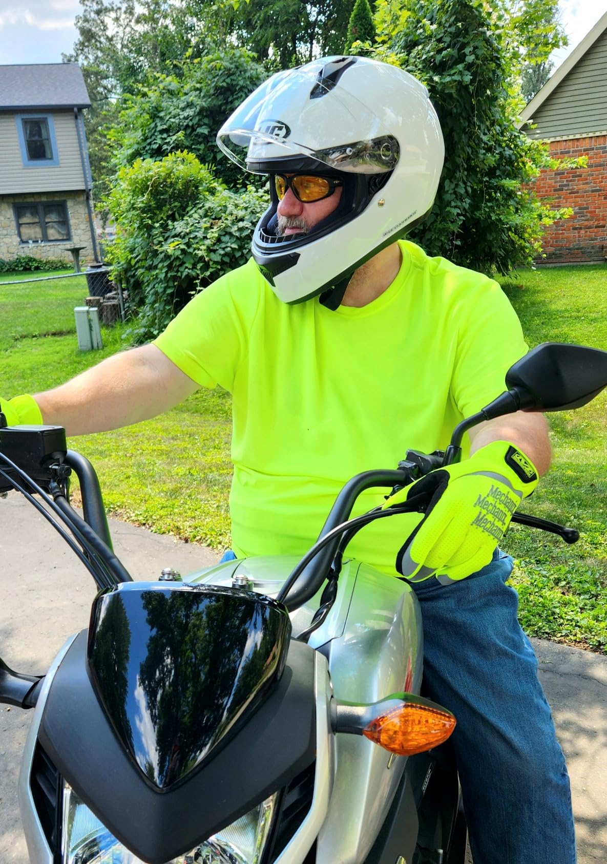 HJC C10 Solid Full Face Motorcycle Helmet customer photo 1