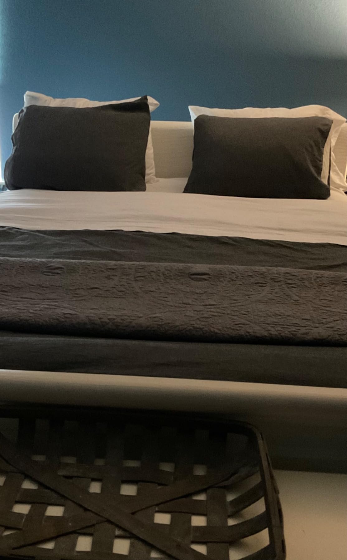 Bare Home 100% Organic Cotton Flannel Sheet Set (Queen, Grey) | 100% Organic Cotton Flannel, Double Brushed for Extra Softness & Comfort customer photo 2