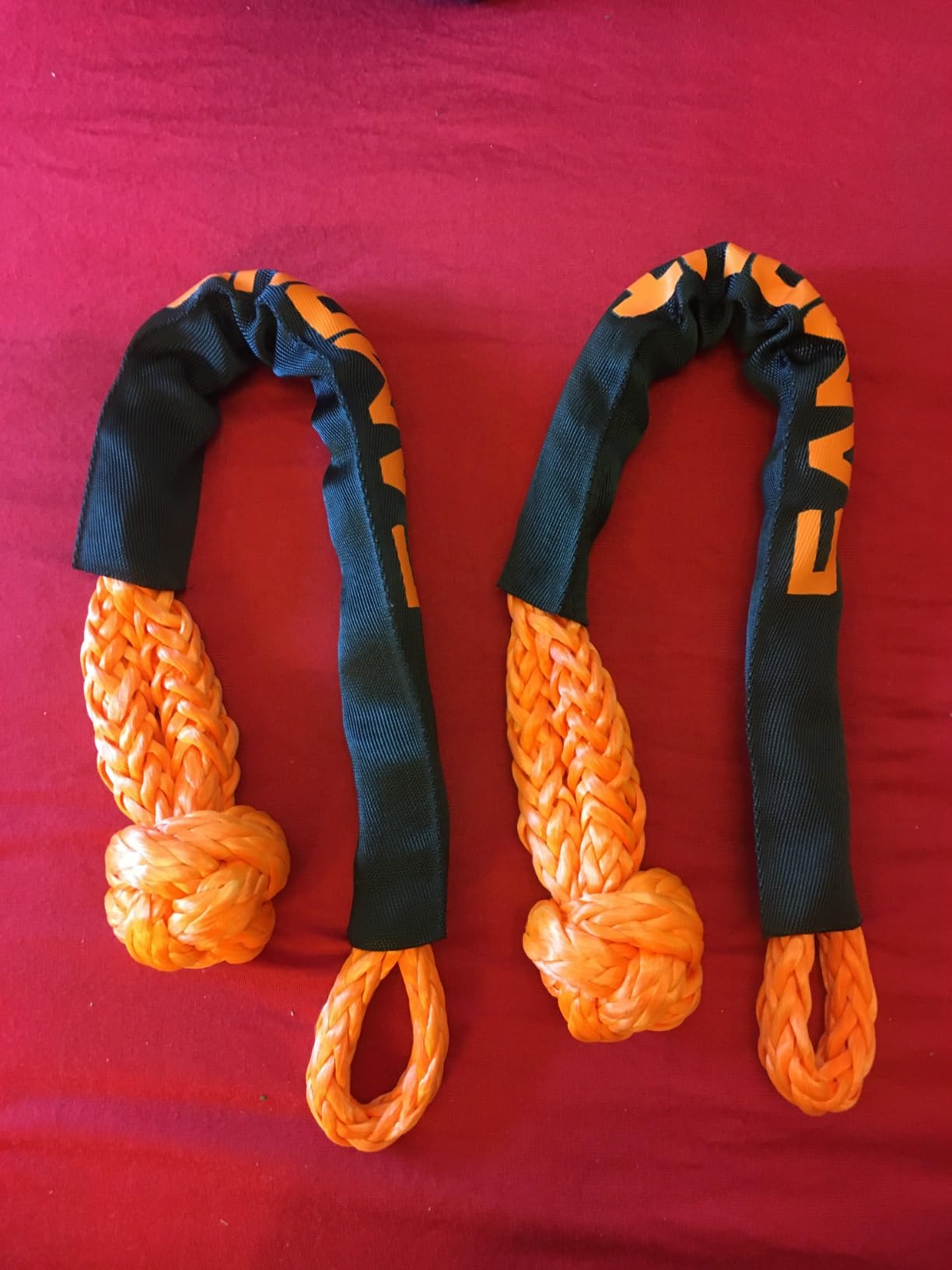 SAMOUT Kinetic Recovery Rope (48000LBs 1in x 20ft) + 2PCS Synthetic Soft Shackle, Extreme Duty 30% Elasticity Energy Snatch Strap for 4x4 Offroad Vehicle customer photo 2