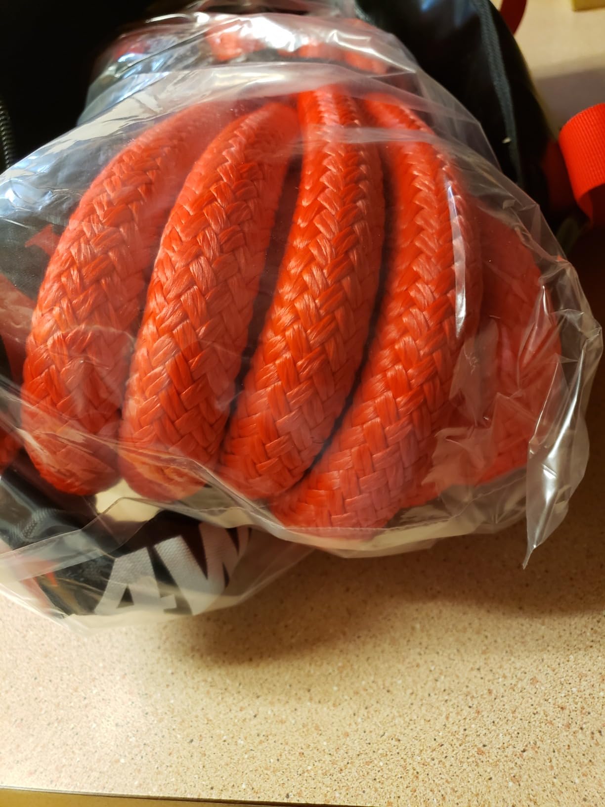 TYT Kinetic Recovery Rope, (1in x 30ft Red) 48,500lbs Snatch Strap, Heavy Duty Stretch Nylon Towing Ropes for Offroad Vehicle, Jeep, SUV, ATV, UTV, Tractor Elastic customer photo 1