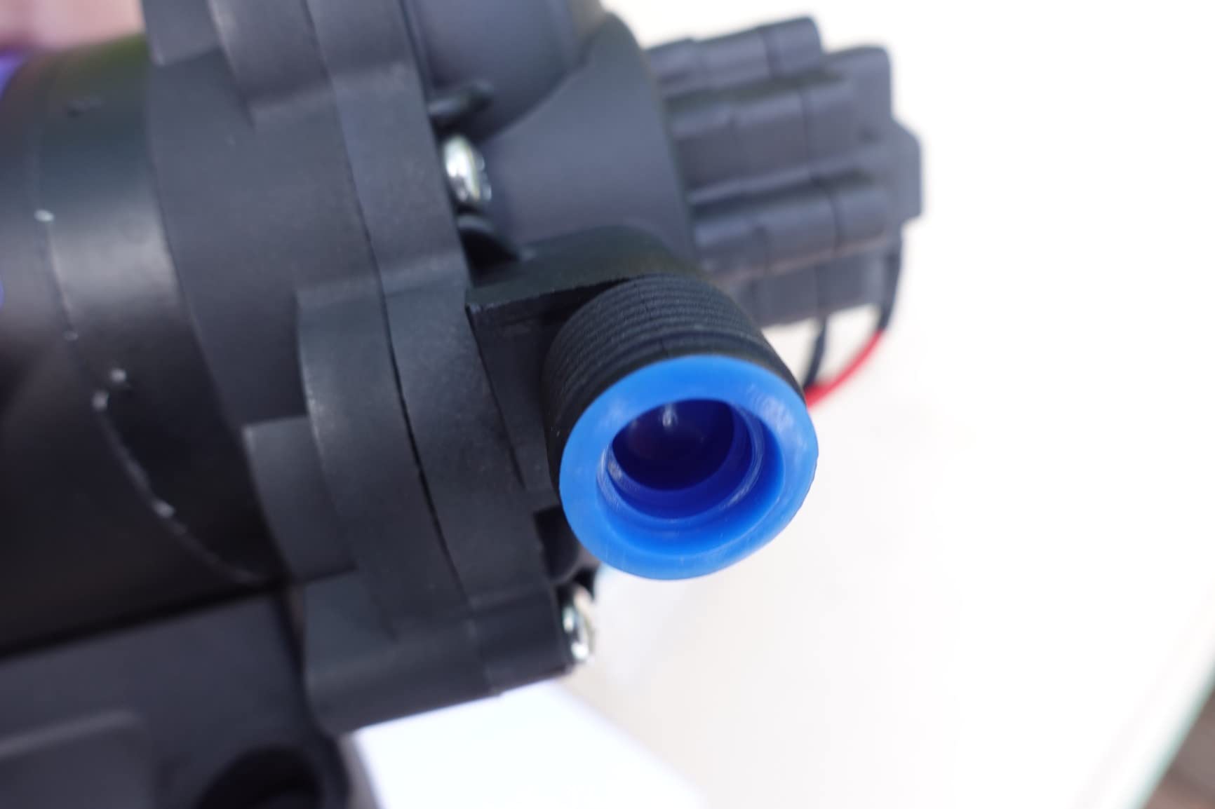 ECO-WORTHY RV Fresh Water Pump 12V DC 3.5GPM 45PSI with Pressure Switch, 12Volt Self Priming Water Pressure Diaphragm Pump On demand for RV Yacht Camper Sprayer Food Truck Black customer photo 1