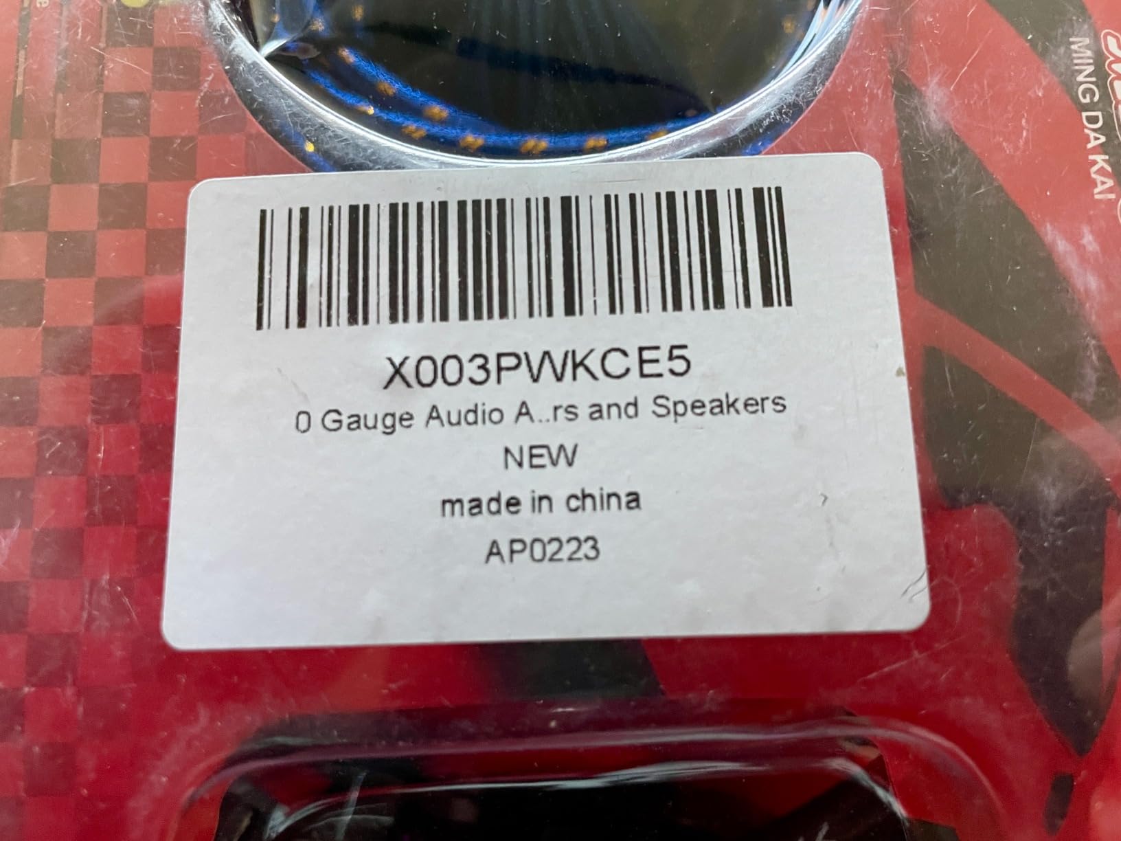 0 Gauge Amplifier Wiring Kit, 3000W Car Audio Installation Kit with 17FT CCA Power Cable, RCA Cable, Speaker Wire, 100A Fuse Holder - Complete Subwoofer Amp Wiring Kit customer photo 2