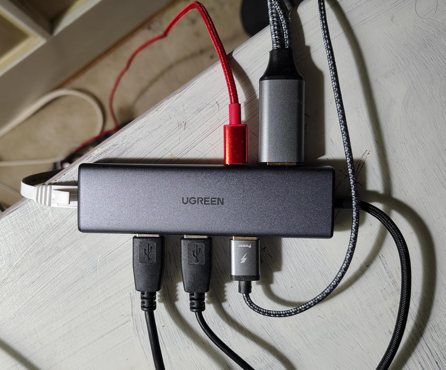 UGREEN Revodok 6 in 1 USB C Hub Gigabit Ethernet Adapter with 4K HDMI, 100W PD Charging, USB A Data Ports Compatible with MacBook Neo/Pro/Air M1, M2, M3, M4,M5,iPad, iPhone 16 Pro/Pro Max, Steam Deck customer photo 2
