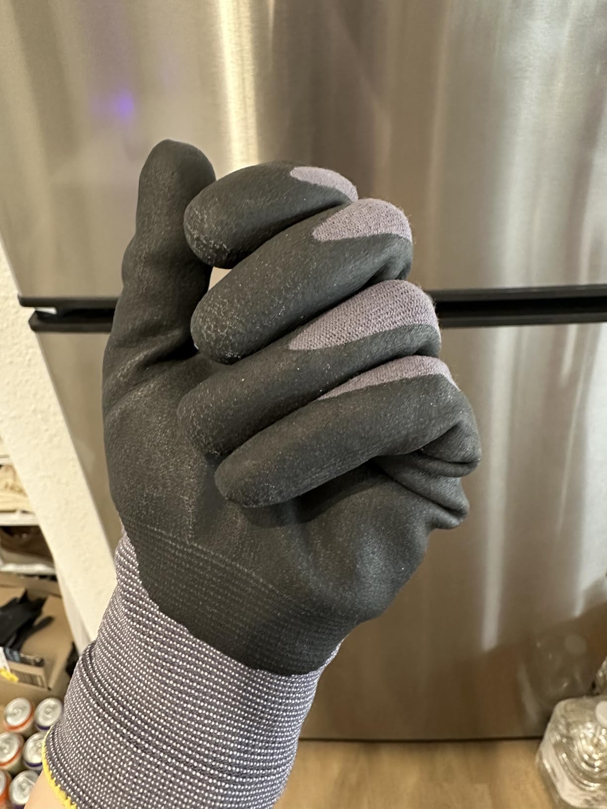 NEOTRIL Safety Work Gloves MicroFoam Nitrile Coated-3/6/12/36 Pairs,Breathable Nylon Working Gloves for Men Women customer photo 2