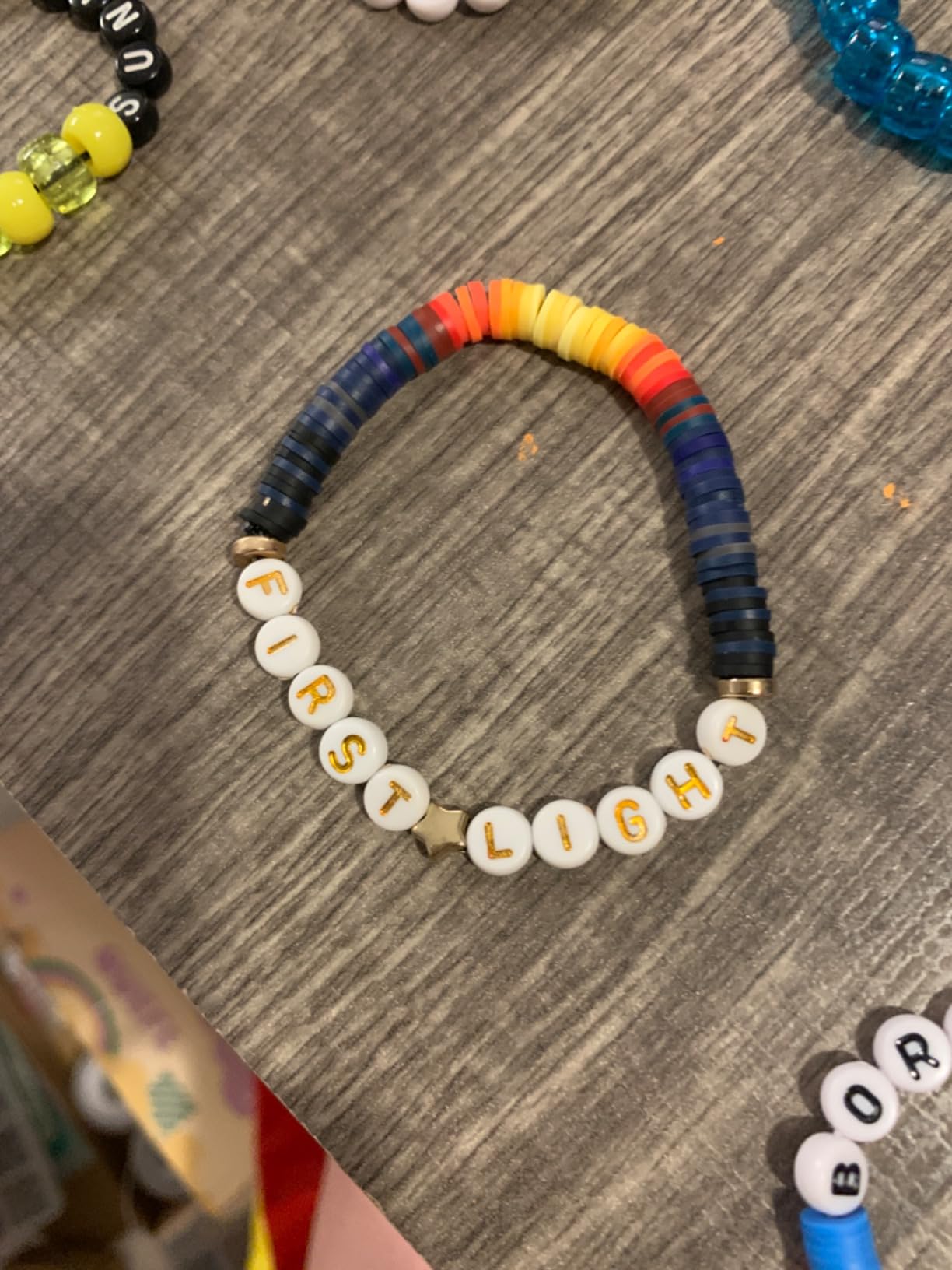 20,000 Pcs Clay Beads Bracelet Making Kit, 120 Colors 6 Boxes Polymer Beads Spacer Heishi Beads & Jewelry Kit with Pendant Charms Elastic Strings, Crafts Gift for Kids Adults customer photo 1