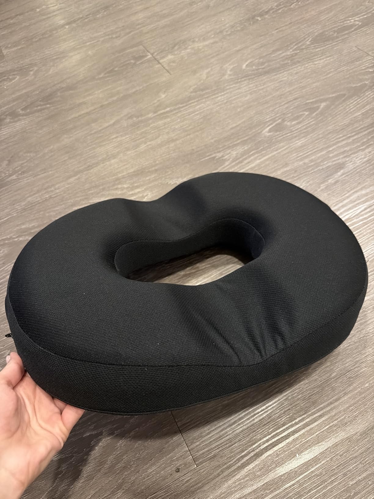 BlissTrends Donut Pillow Seat Cushion, Memory Foam Lifting Cushions for Postpartum Pregnancy & Hemorrhoids, Tailbone Pain Relief customer photo 1