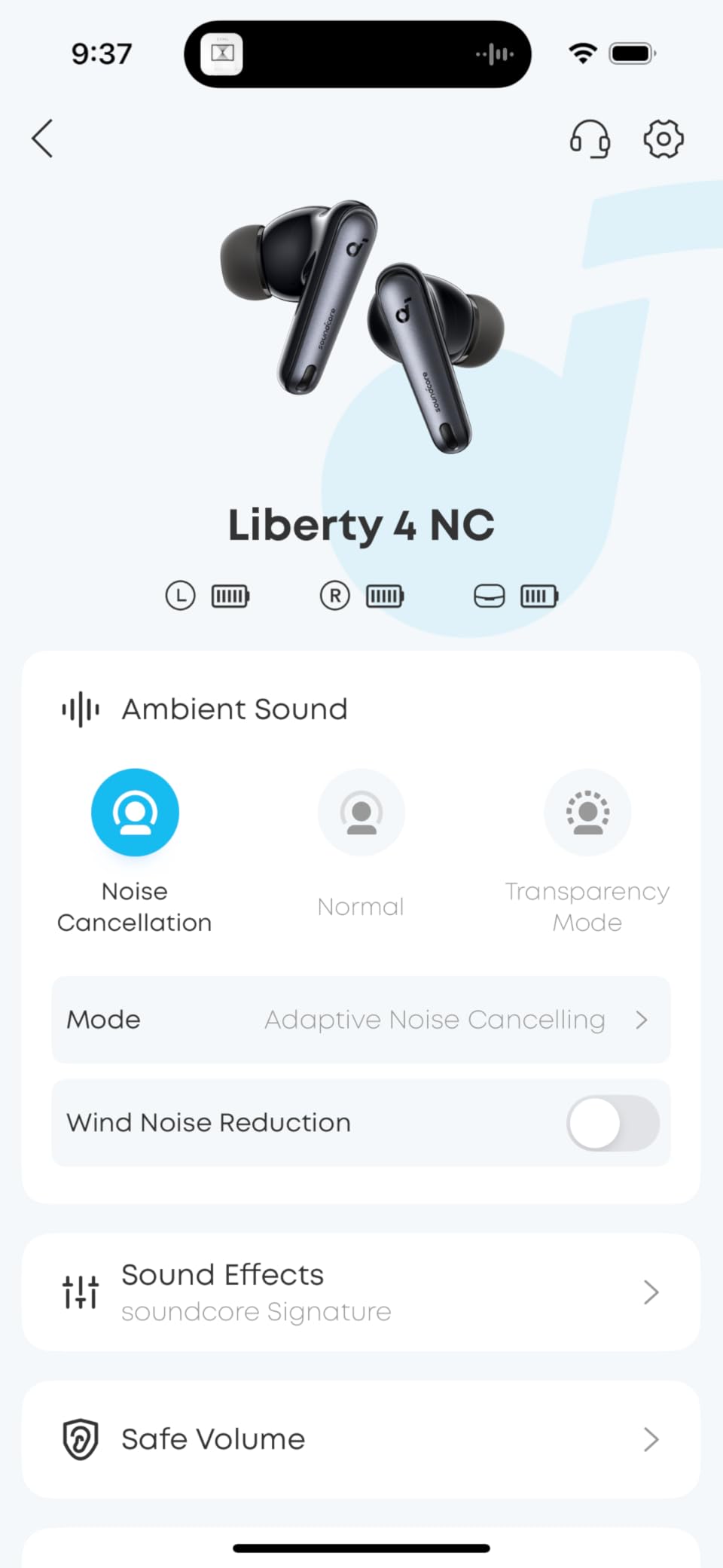 Soundcore by Anker Liberty 4 NC Wireless Earbuds | 98.5% Noise Reduction, Adaptive Noise Cancelling to Environment, Hi-Res Sound, 50H Battery, Wireless Charging, Bluetooth 5.3 customer photo 1