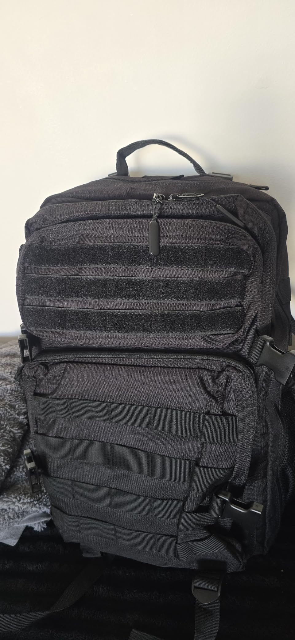 LHI Military Tactical Backpack for Men and Women 45L Army 3 Days Assault Pack Bag Large Rucksack with Molle System - Black customer photo 1