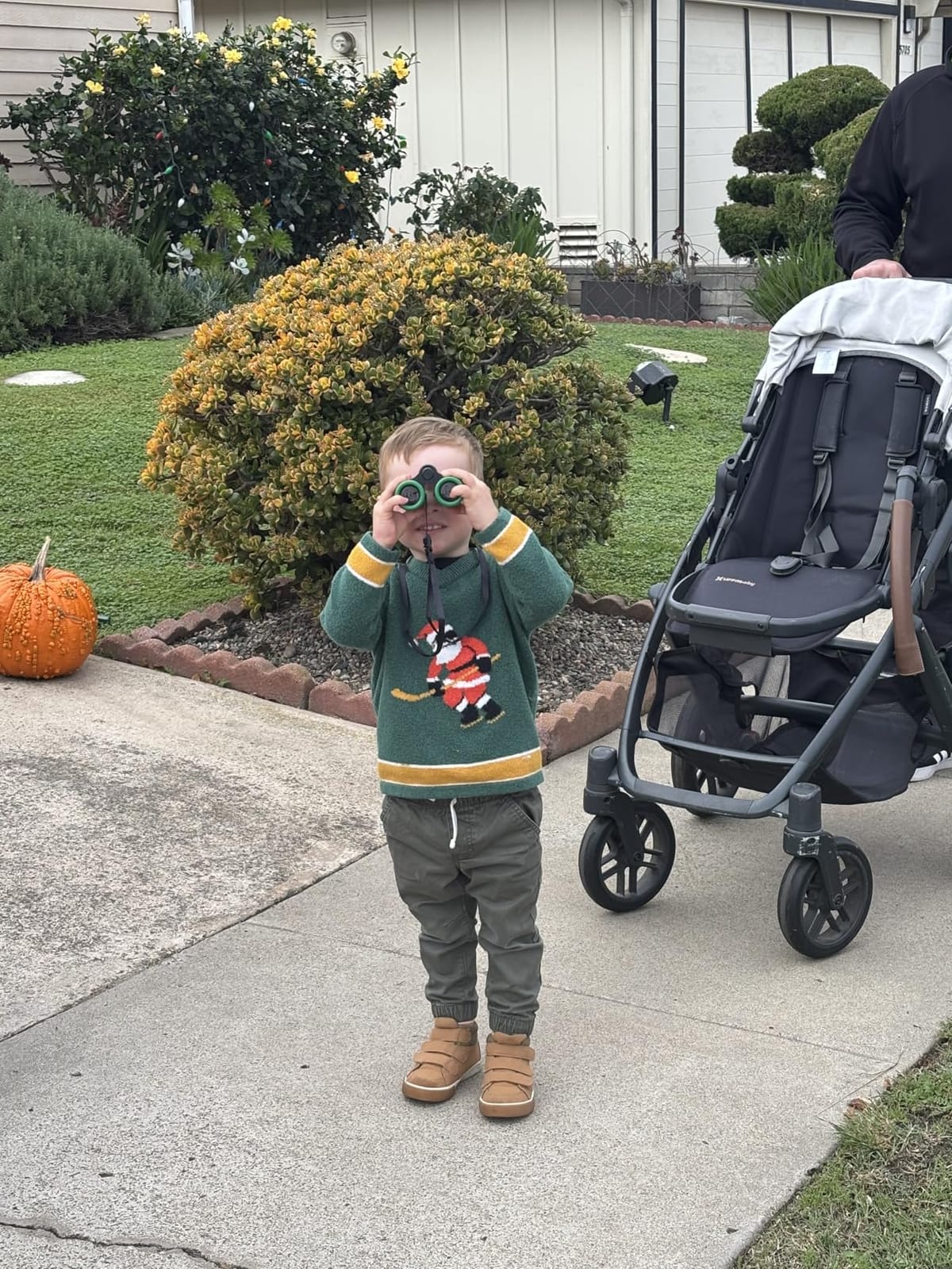 Toys for 3-7 Year Old Girls: LET'S GO! Binoculars for Kids Bird Watching|Camping|Hiking 3 4 5 6 7 8 Year Old Girl Boy Birthday Gifts Outdoor Toy for Kid Ages 4-6 Toddler Gift Stuffers customer photo 1