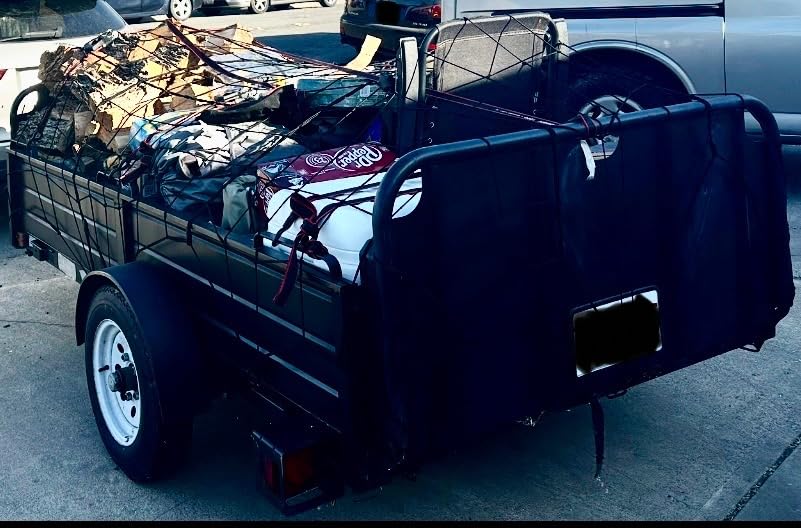 4'x6' Cargo Net for Pickup Truck Bed Stretch to 8'x12' Heavy-Duty 10mm Bed Net customer photo 2
