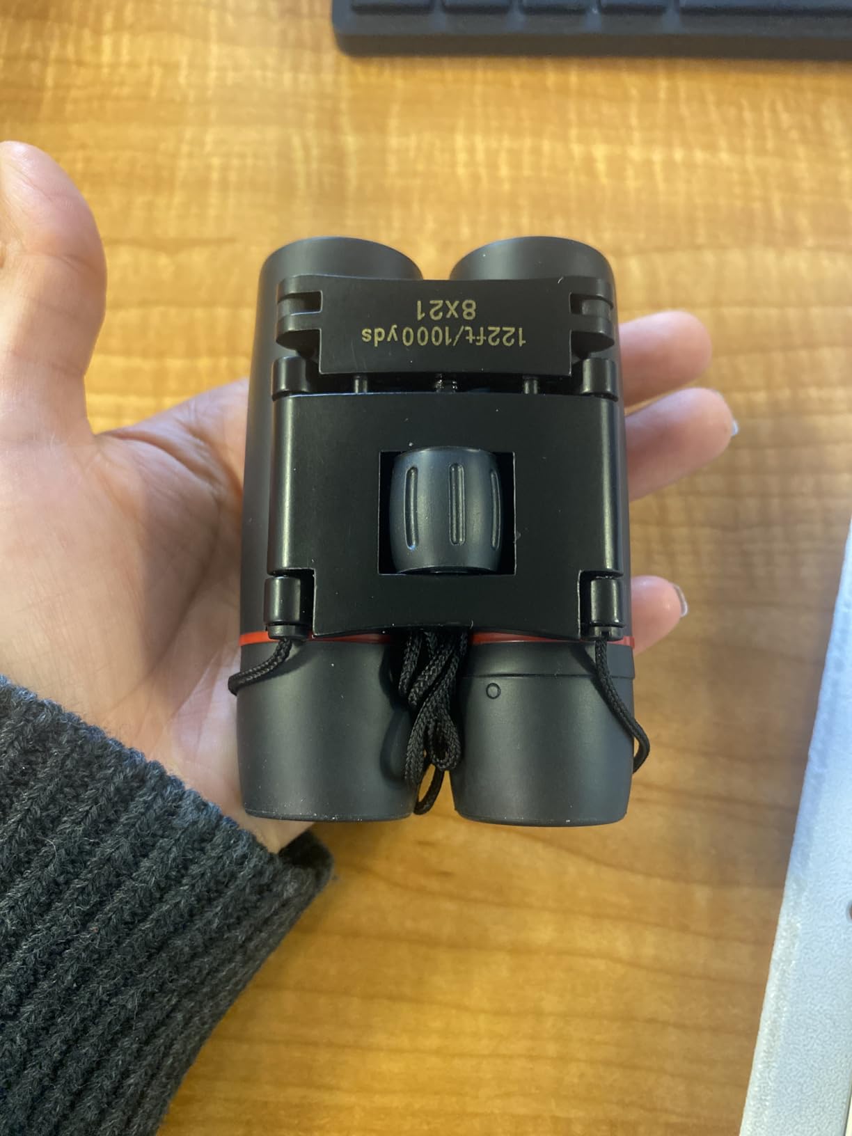AHFLRITO Compact Binoculars, Lightweight Foldable Small Binoculars for Adults and Kids, Portable Waterproof for Bird Watching, Traveling, Theater, Opera, Concert, Hiking, Sightseeing customer photo 1