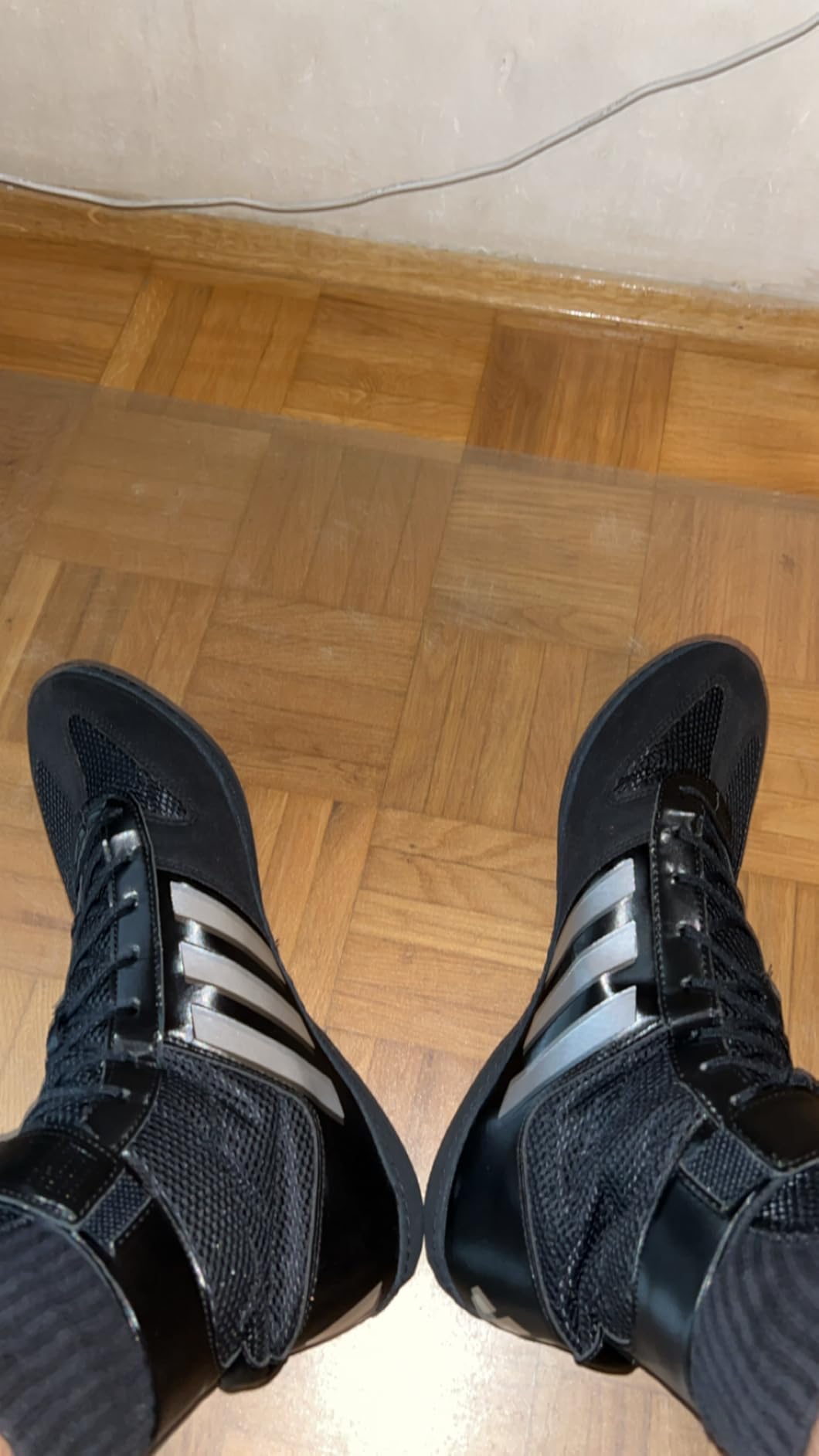 Adidas Mens Combat Speed 5 Wrestling Shoes customer photo 2