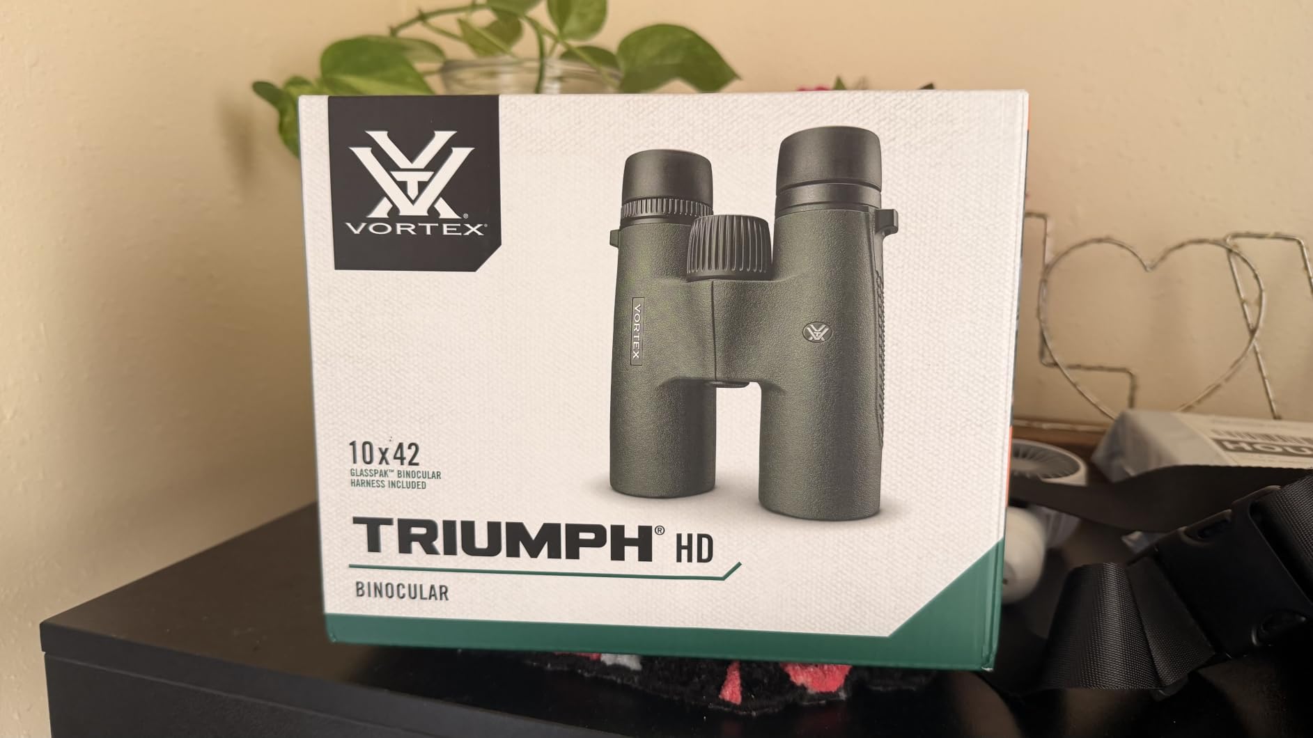 Vortex Triumph HD 10x42 Binoculars | HD Optics, Tripod Adaptable, Waterproof, Fogproof, Shockproof, Included Glasspak Harness - Unlimited, Unconditional Warranty customer photo 1