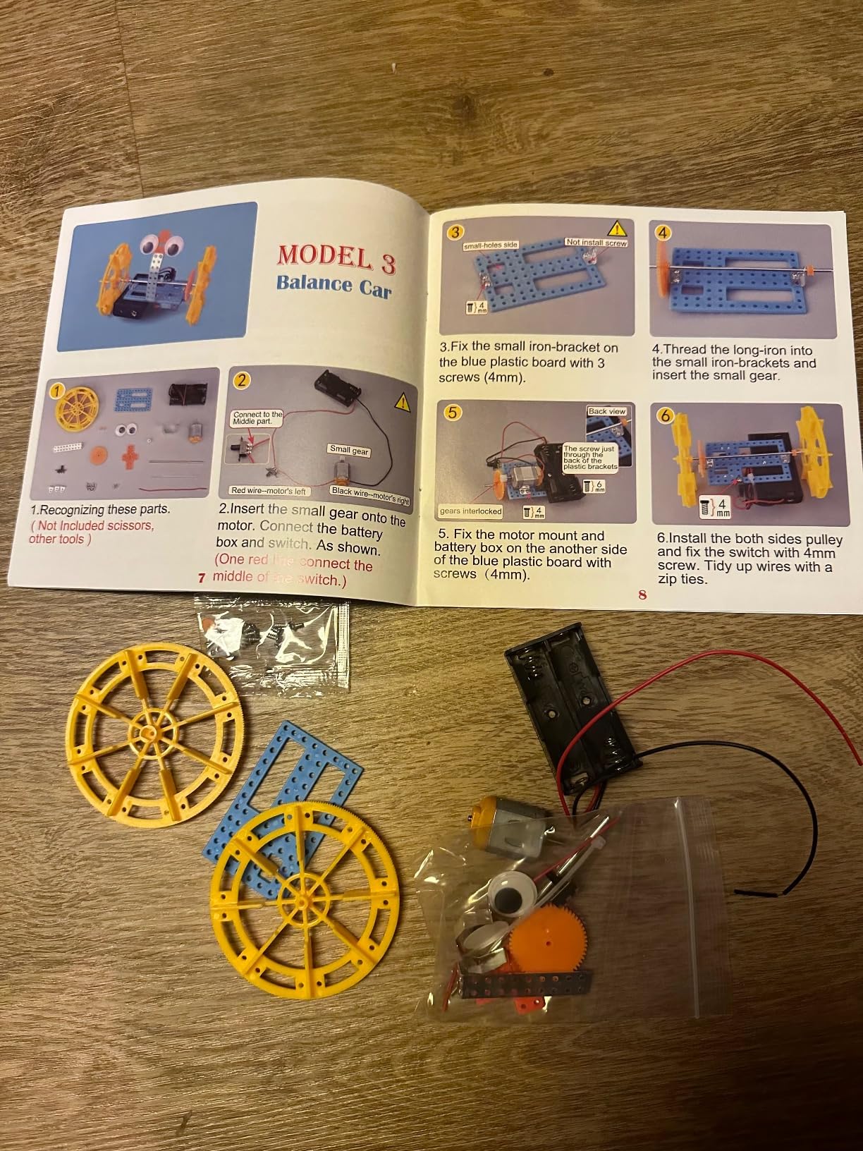 STEM Kits for Kids Robotics Kit Set, Educational STEM Toys Science Experiments Engineering Building Electronic Motor Craft customer photo 2
