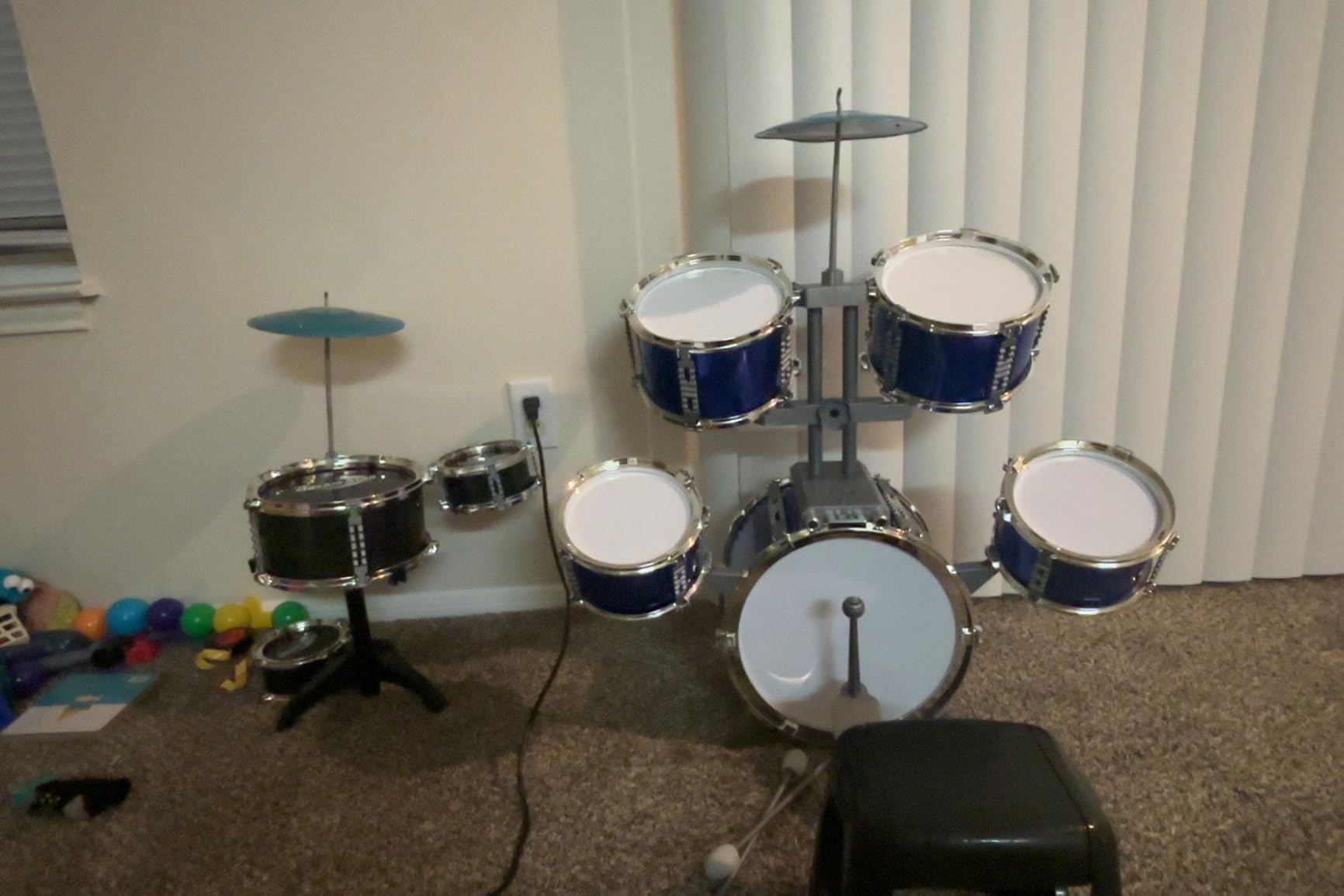 Toddlers Drum Set Kids Jazz Band Rock Kit for 3-5 Boys Girls Music Toy | Birthday Xmas Gift - Early Learning Musical Toy Set with Easy Assembly customer photo 1