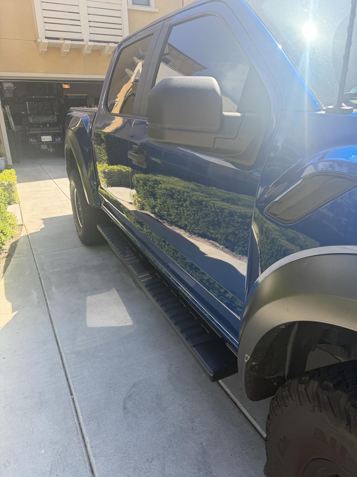 AUTOSAVER88 6 Inches Running Boards for 15-26 Ford F150 SuperCrew Cab | Fit 17-26 F250 F350 Crew Cab, 6In Aluminum Side Steps, 450Lbs Truck Nerf Bars, Black Textured Step Rails, Grooved Anti-Slip customer photo 1