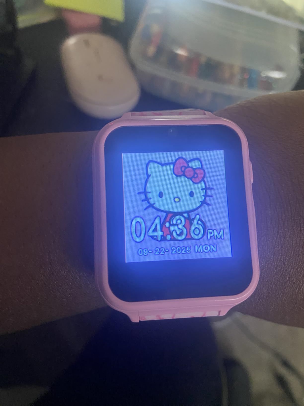 Hello Kitty Kids Smartwatch - Interactive Touchscreen with 10 Watch Faces, Camera, Games, Alarm, Step Tracker & More - Fun Gift for Girls with Pink Silicone Strap - Fits Wrists 5.5'' to 8.0