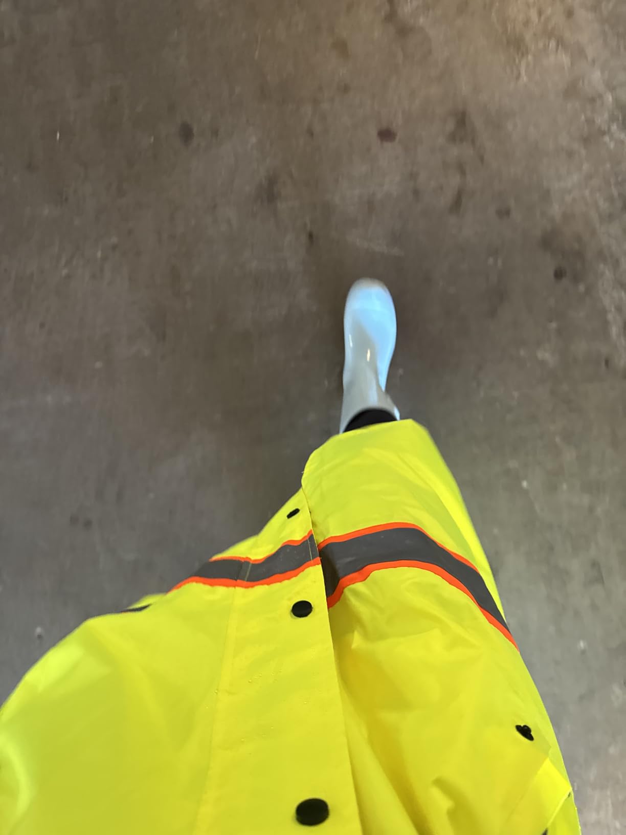 TICONN Reflective Rain Coat, Waterproof ANSI Class 3 Hi Vis Trench Coat | PU Coating Rain Jacket, 360° Reflective Strips, Adjustable Cuffs, Large Utility Pockets, Fits Men and Women customer photo 1
