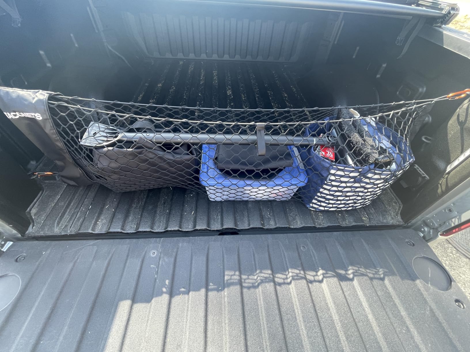 TacoNets Envelope Cargo Net for GMC Sierra & Chevy Silverado - Fits 2013-Current - Upgraded 5mm Bungee - Heavy Duty Carabiners customer photo 1