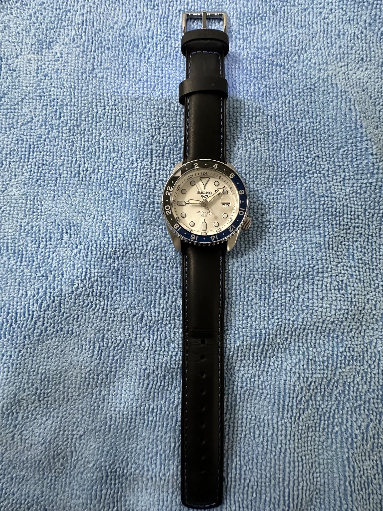 Automatic Watch for Men - Seiko 5 Sports Collection - Men's Sport Watch, Stainless Steel, GMT Hand - Water-Resistant 100M customer photo 2