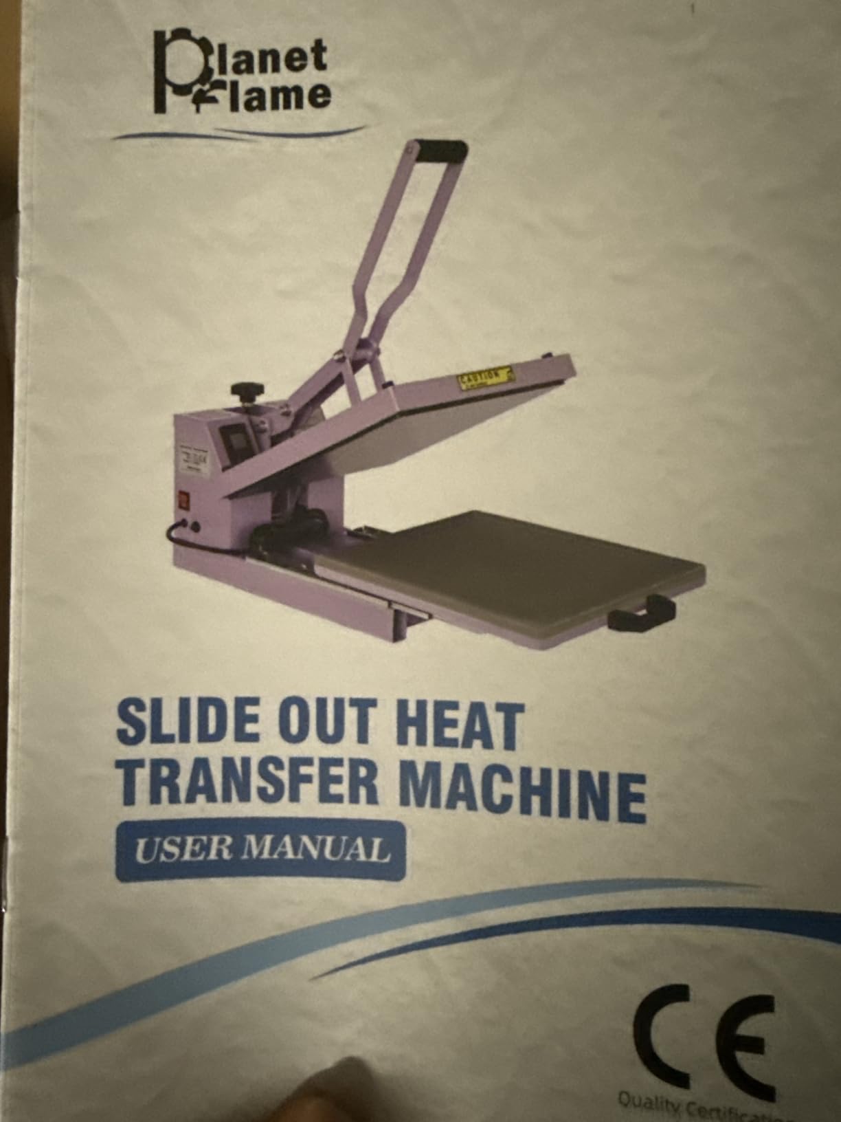 15x15 Slide Out Heat Press Machine for T-Shirts, Purple | Industrial Quality Heat Transfer Machine, Fast & Even Heating Sublimation Printer for Heat Transfer Vinyl customer photo 1