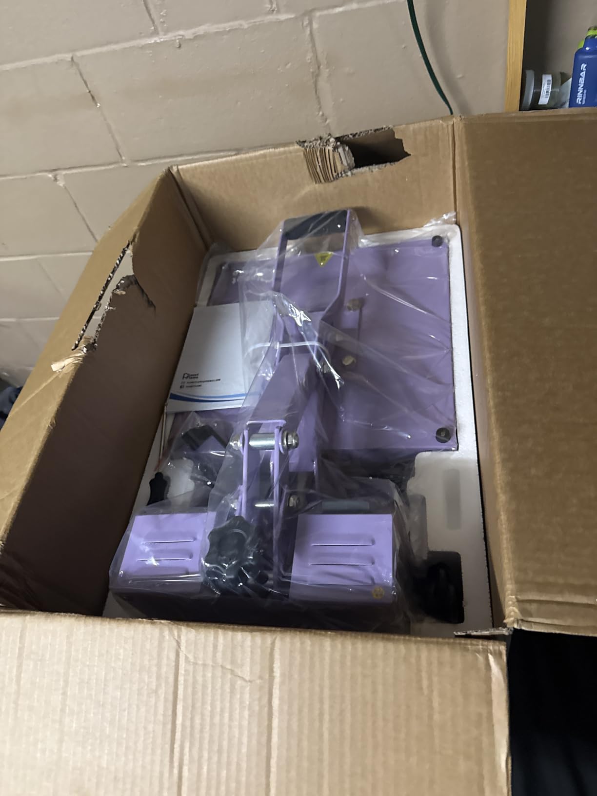 15x15 Slide Out Heat Press Machine for T-Shirts, Purple | Industrial Quality Heat Transfer Machine, Fast & Even Heating Sublimation Printer for Heat Transfer Vinyl customer photo 2