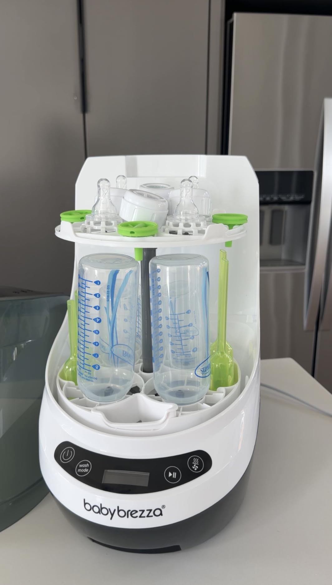 Baby Brezza Baby Bottle Washer Pro - Clinically Proven Better Cleaning | Washer, Sterilizer + Dryer for Bottles + Pump Parts, HEPA Filter customer photo 1