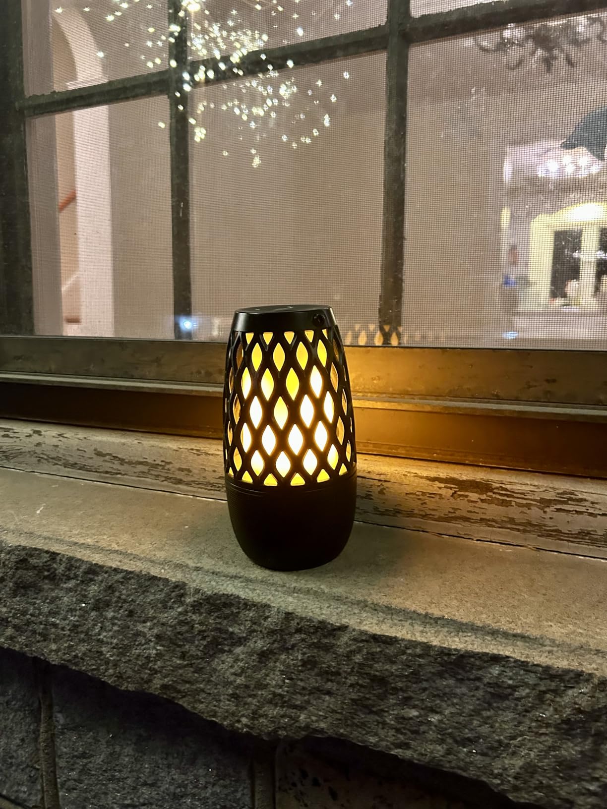 Outdoor Speakers Gifts for Men Bluetooth Speaker with Lights Multi-Sync up to 100 Speakers Auto-Pairing HD Stereo Sound Cool Stuff House Warming Gifts IPX5 Waterproof Lantern for Camp|Patio|Pool|Yard customer photo 1