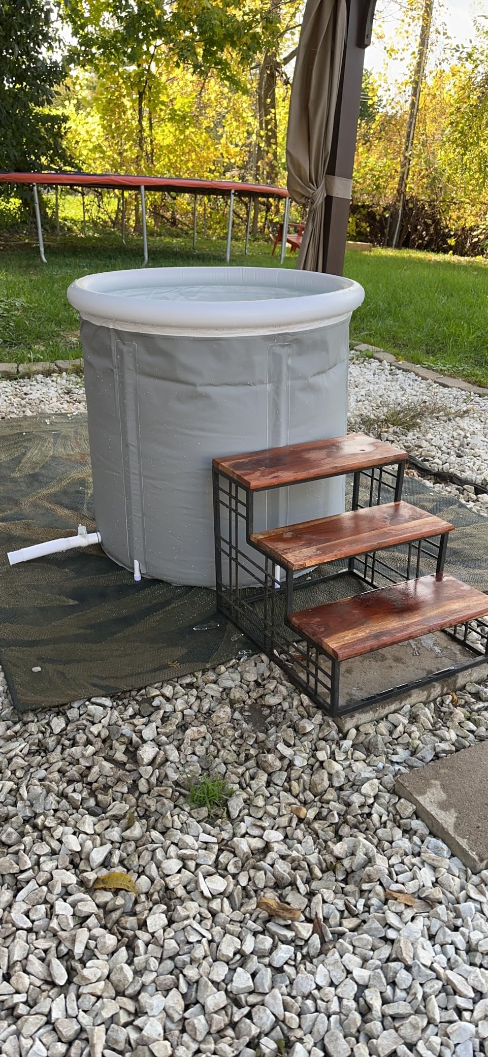 BINYUAN XL Ice Bath Tub for Athletes With Cover 99 Gal Cold Plunge Tub customer photo 2