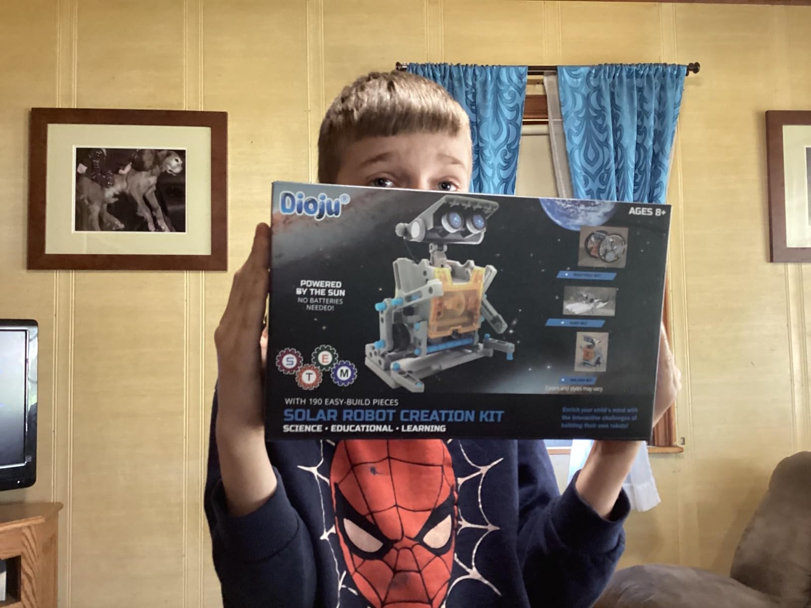 Dioju 13-in-1 Solar Robot Toys for Ages 8-12, STEM Science Kits Building Experiments Robotics Kit customer photo 1