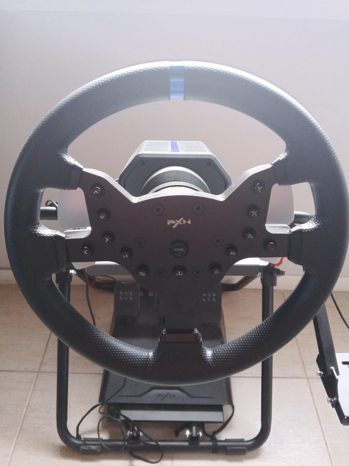 PXN V99 Force Feedback Racing Wheel, with Pedals and Shifter | Detachable 270/900 Degree Steering Wheel, Hall Pedals & H-Shifter - for PC, Xbox Series X|S, Xbox One, and PS4 customer photo 2